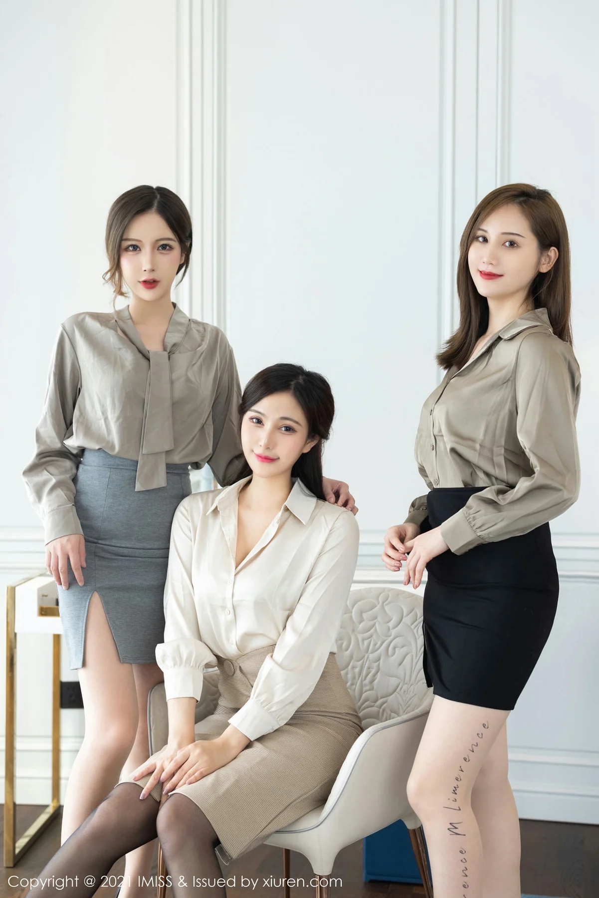 IMiss 爱蜜社 Vol.611 模特合集 Lavinia肉肉、SISY思和LindaLinda 倾... - 2