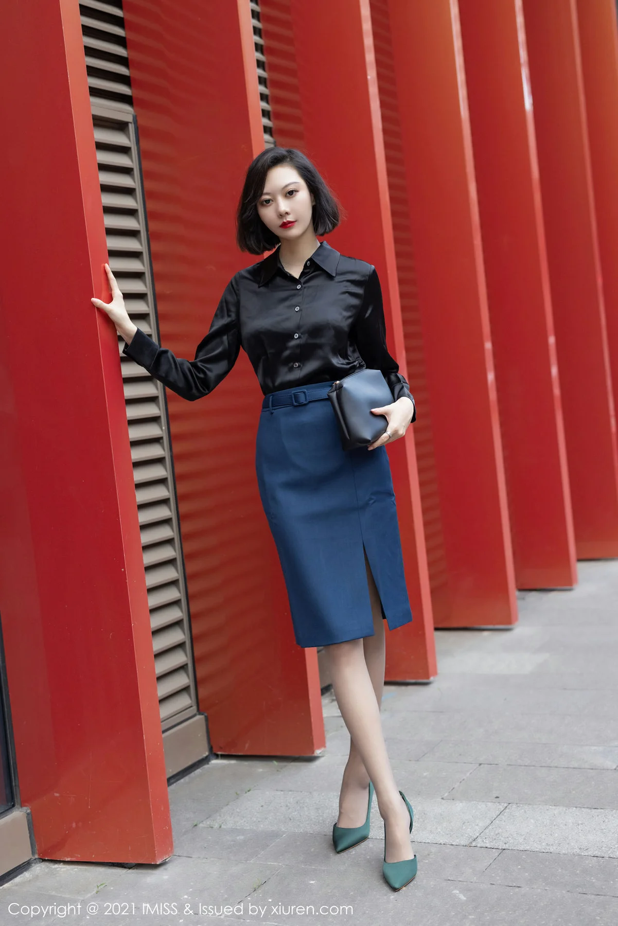 IMiss 爱蜜社 Vol.615 典雅OL 艺轩 性感写真 - 1