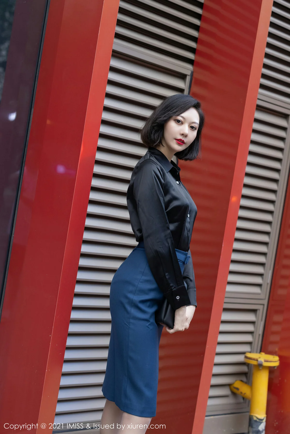 IMiss 爱蜜社 Vol.615 典雅OL 艺轩 性感写真 - 4