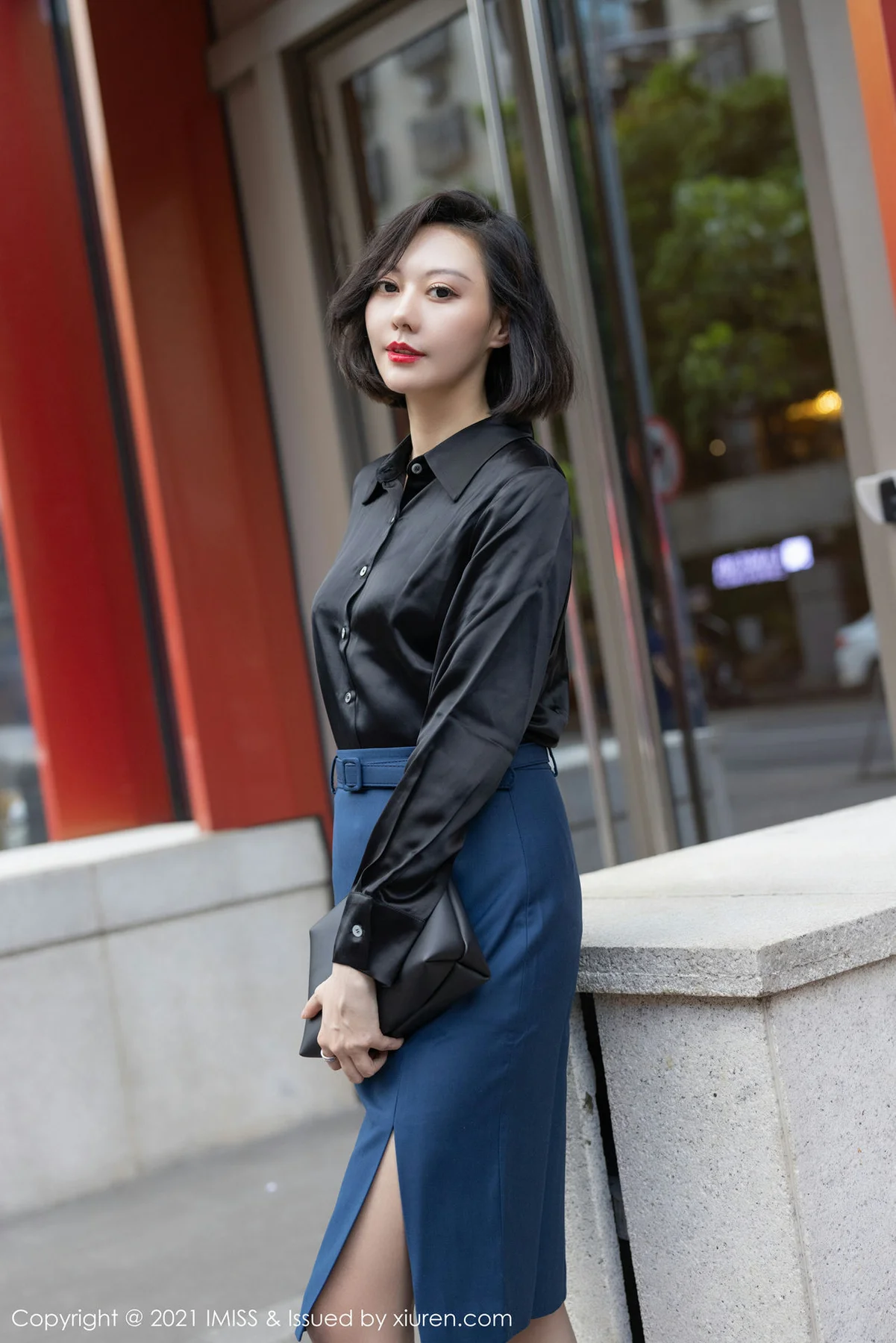 IMiss 爱蜜社 Vol.615 典雅OL 艺轩 性感写真 - 6