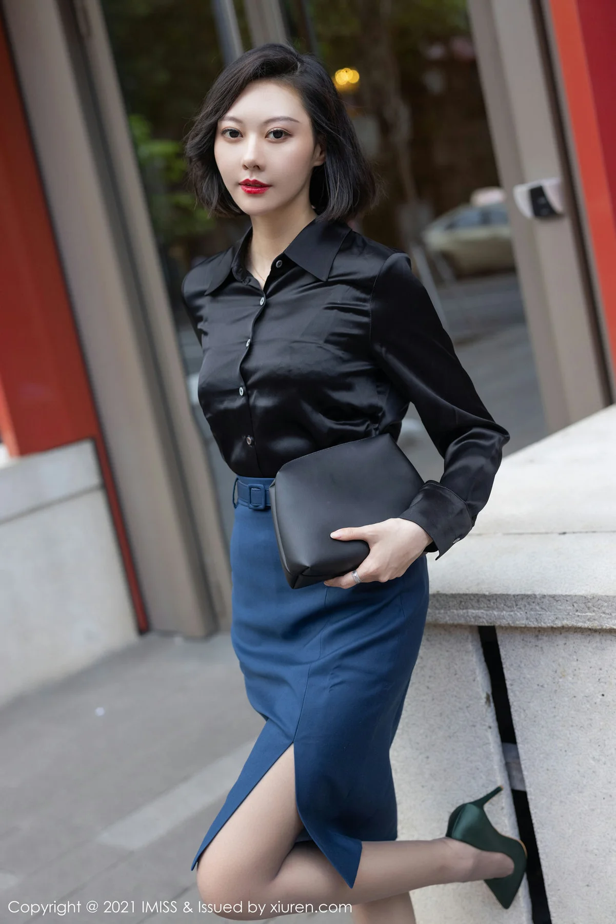 IMiss 爱蜜社 Vol.615 典雅OL 艺轩 性感写真 - 8