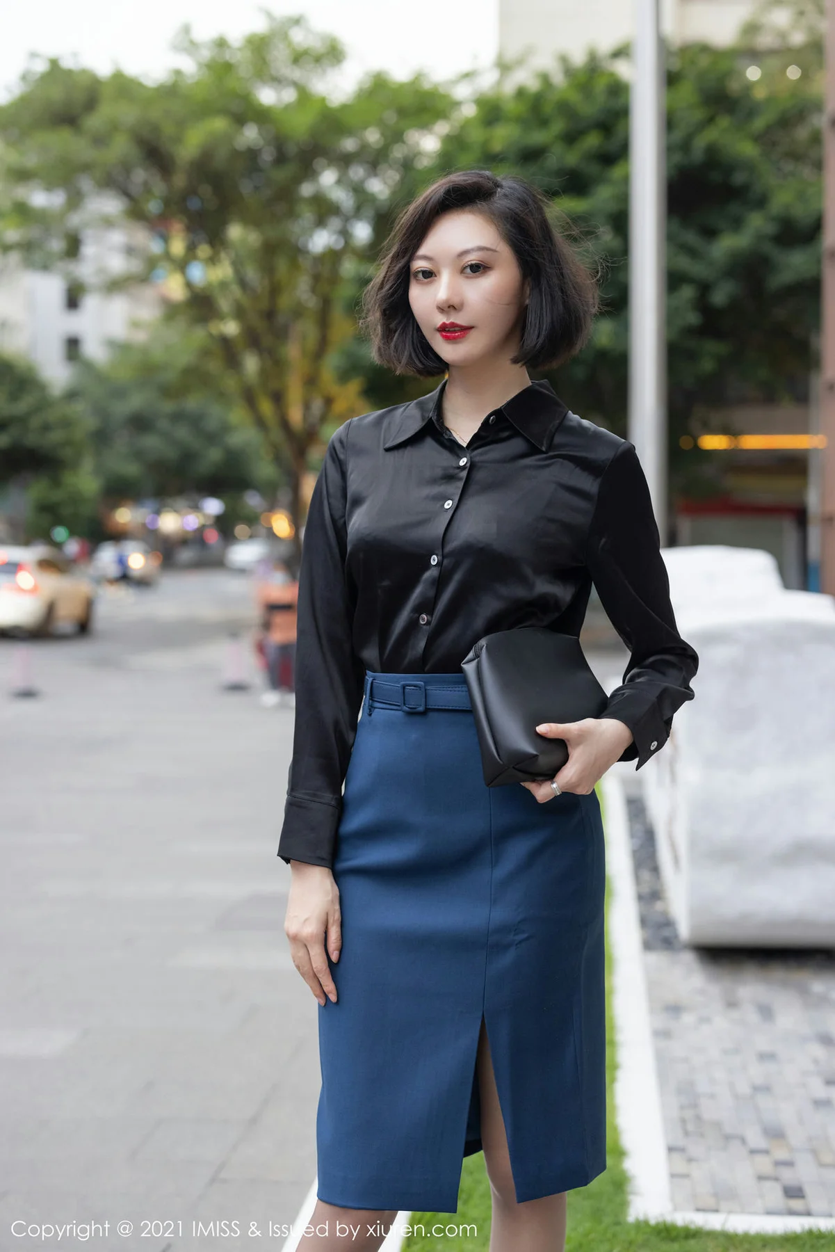 IMiss 爱蜜社 Vol.615 典雅OL 艺轩 性感写真 - 10