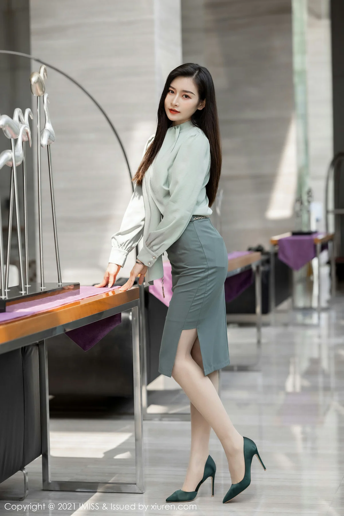 IMiss 爱蜜社 Vol.617 洁白如玉肌肤 Vanessa 性感写真3 - 1