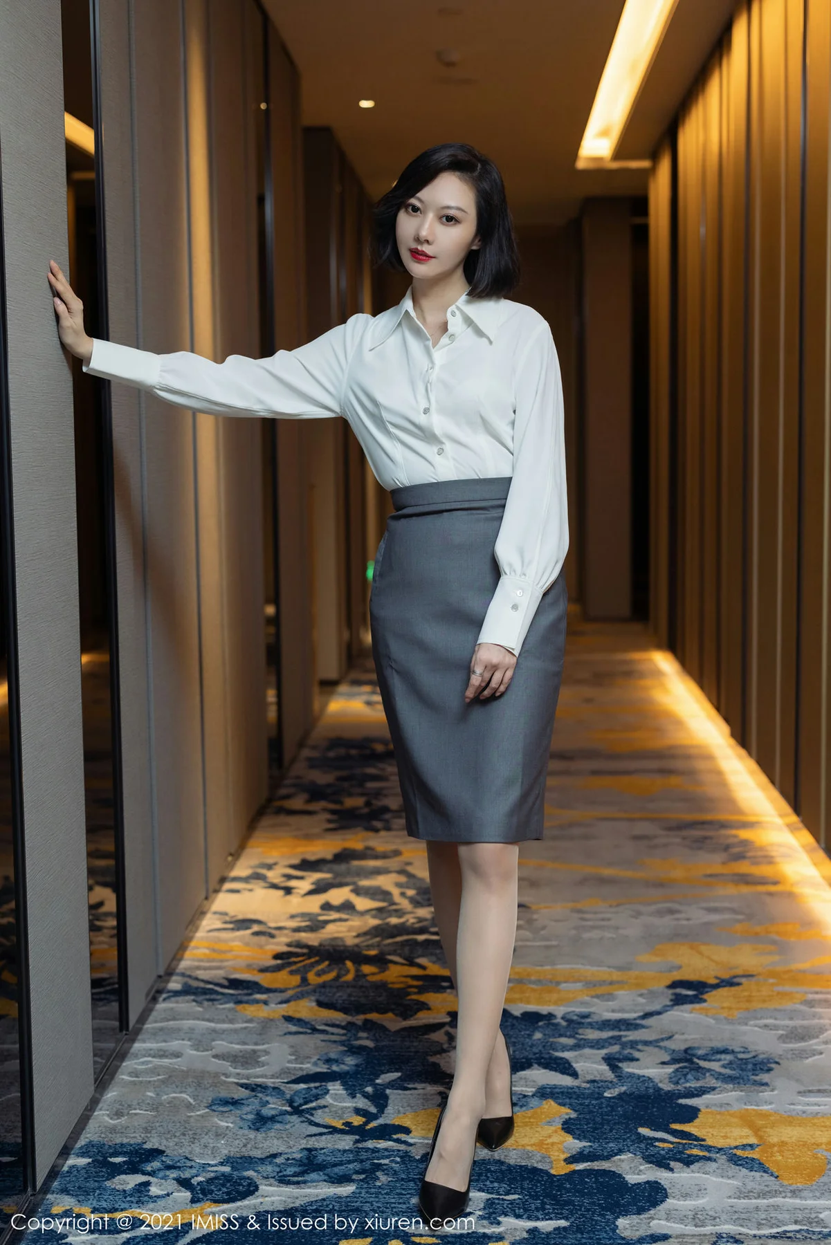 IMiss 爱蜜社 Vol.623 典雅OL 艺轩 性感写真3 - 3