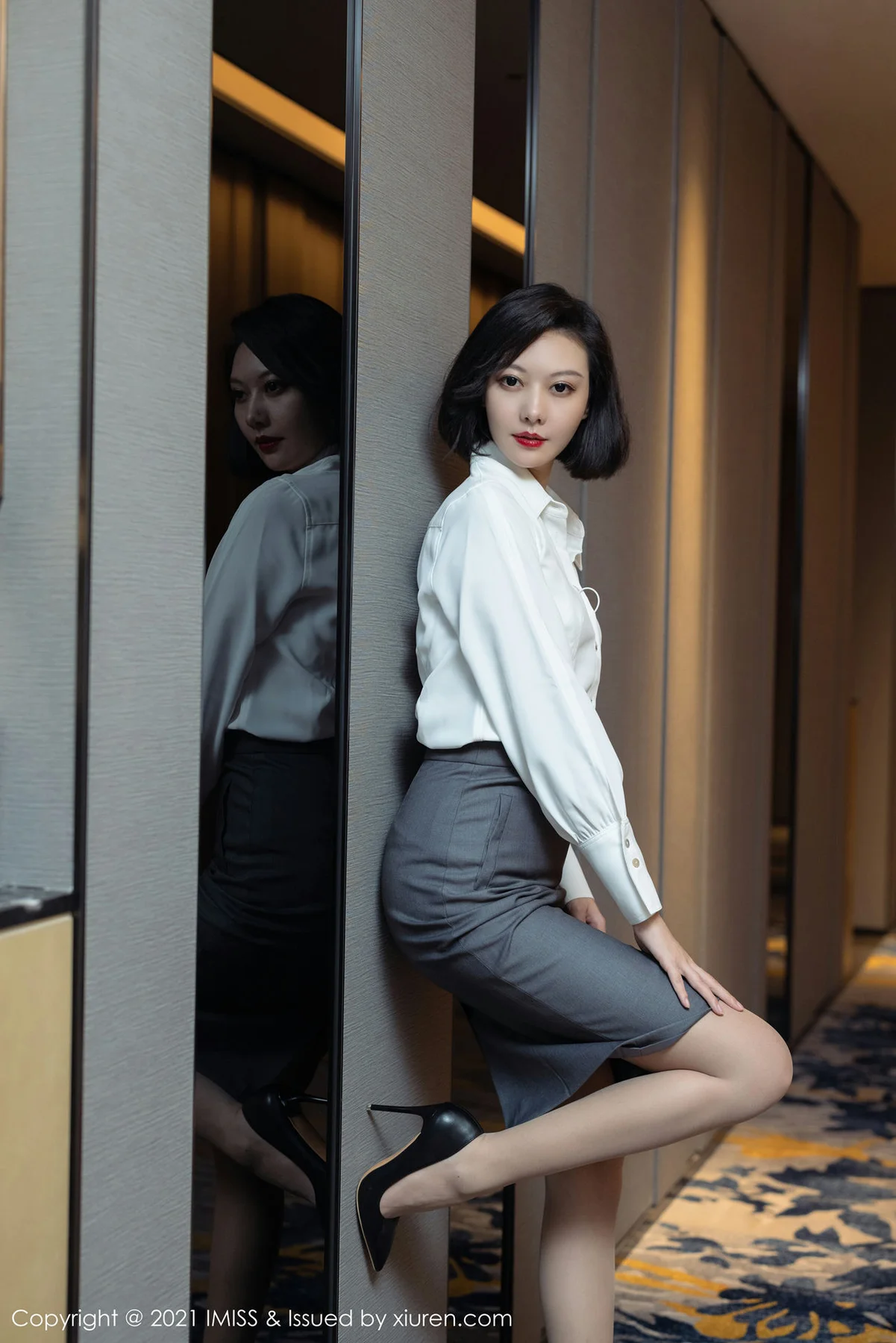 IMiss 爱蜜社 Vol.623 典雅OL 艺轩 性感写真3 - 7