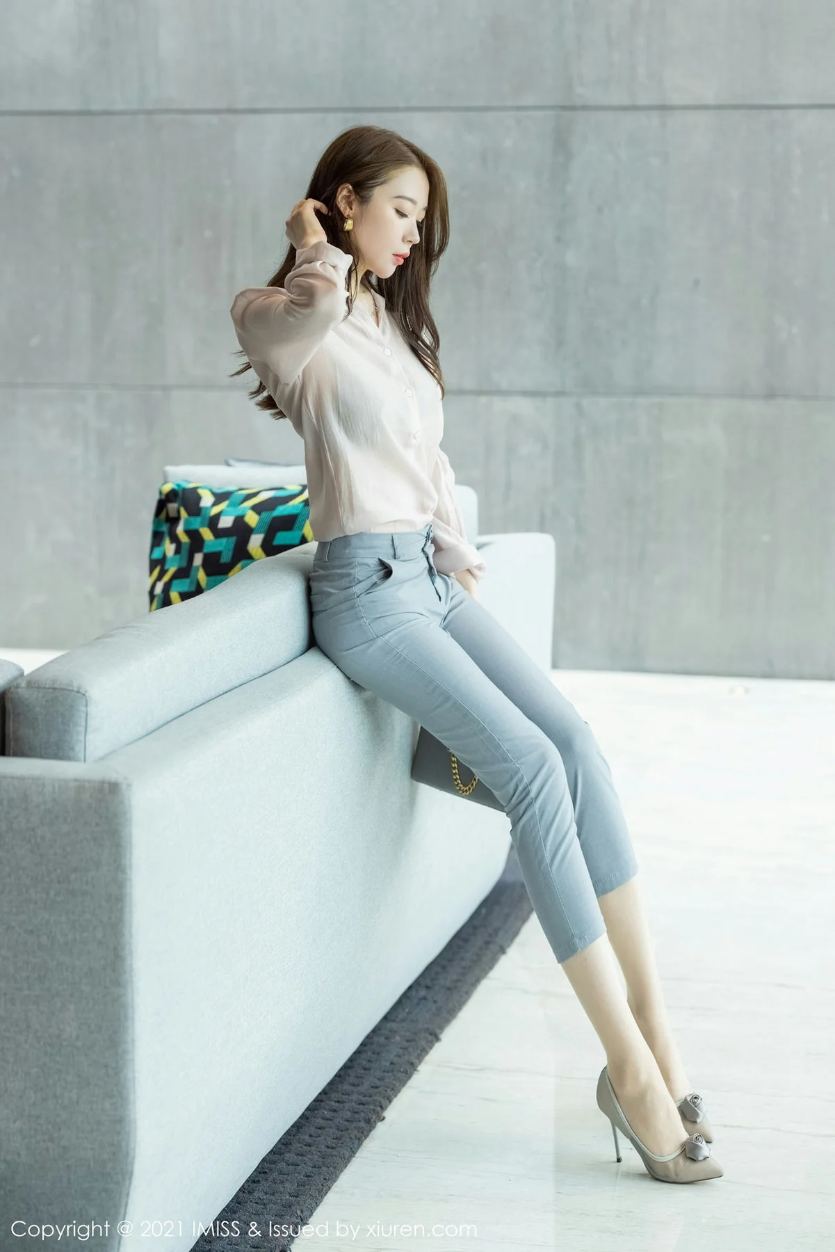 IMiss 爱蜜社 Vol.631 都市OL丝足 梦心月 心愿旅拍2 - 4