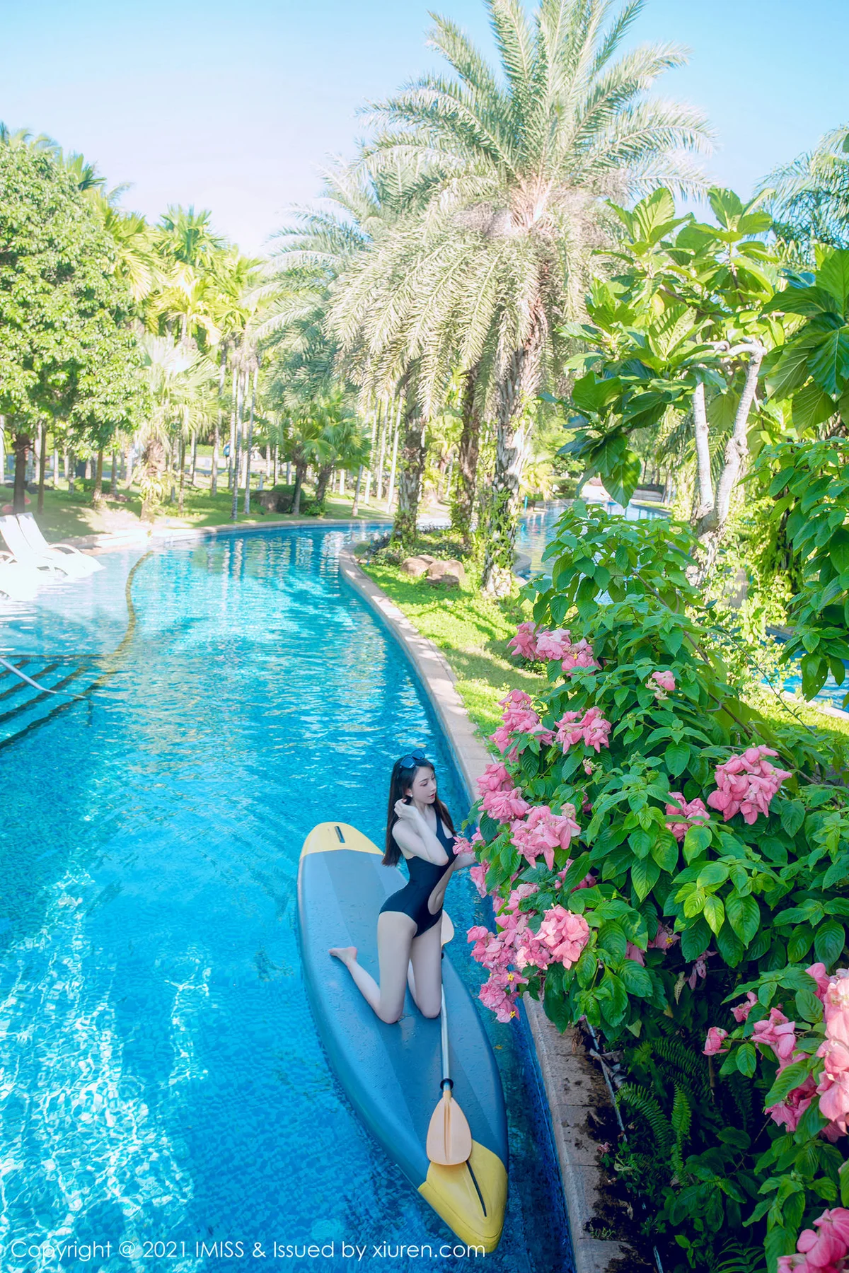 IMiss 爱蜜社 Vol.643 Lynn刘奕宁与Rossi  夕阳骑马合集写真3 - 2