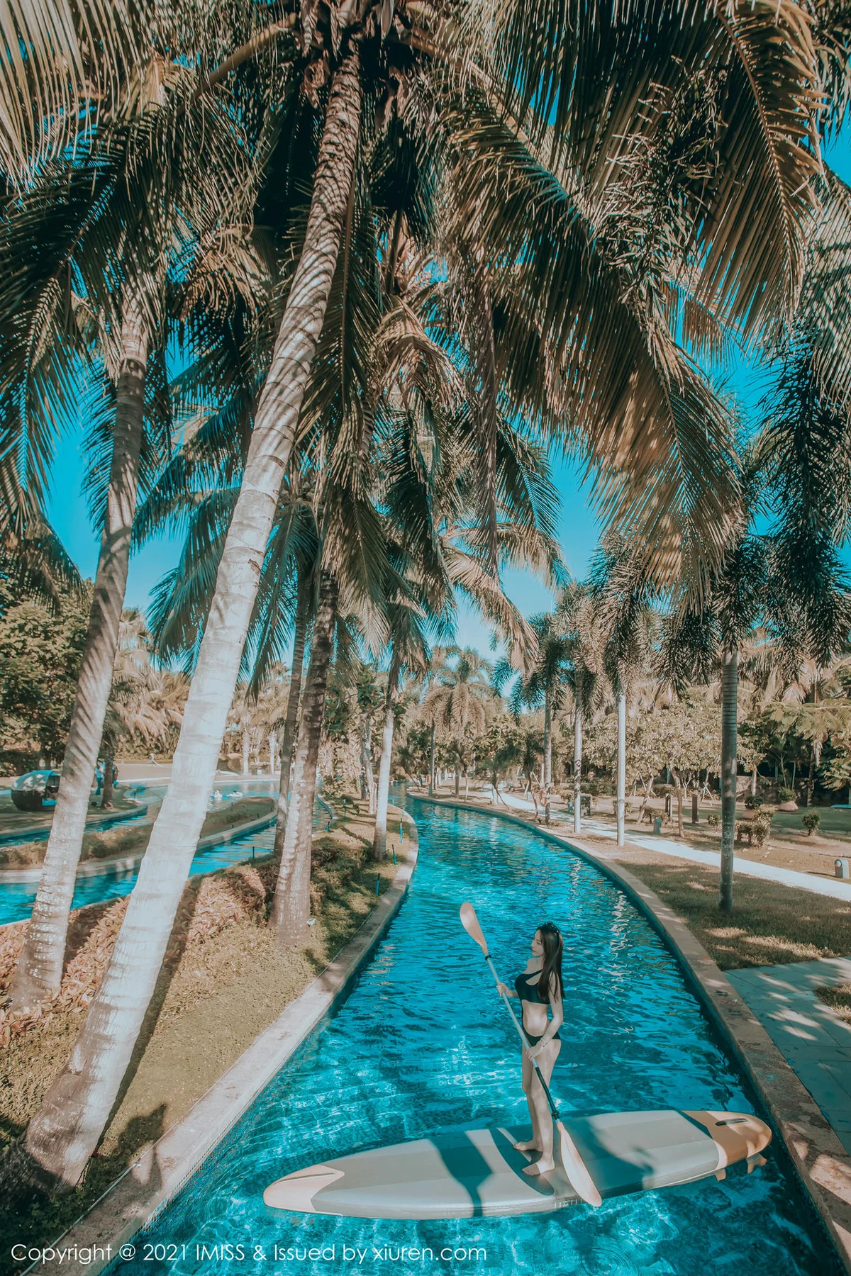 IMiss 爱蜜社 Vol.643 Lynn刘奕宁与Rossi  夕阳骑马合集写真3 - 5