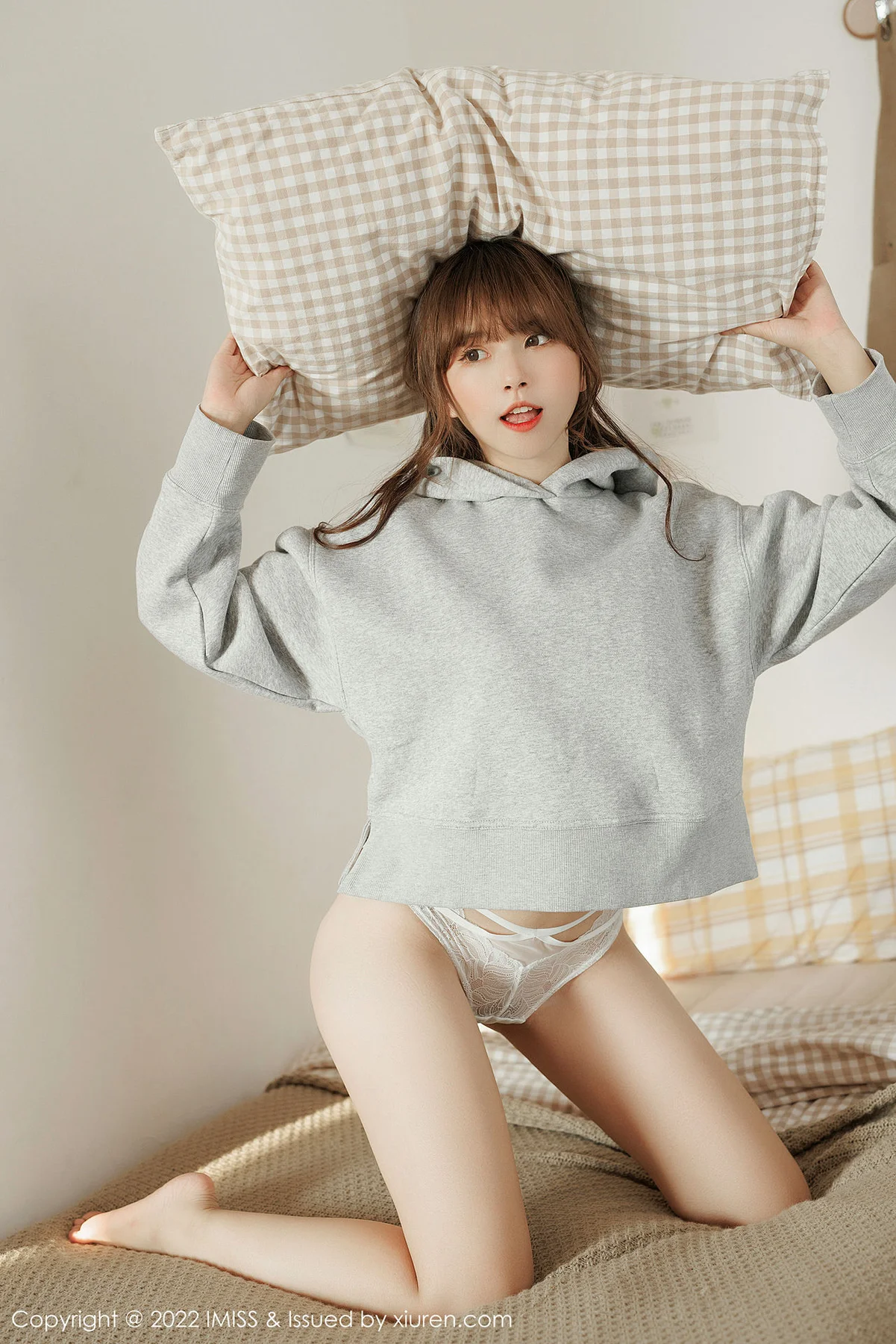 IMiss 爱蜜社 Vol.653 白色蕾丝 张思允Nice 新人模特111 - 4