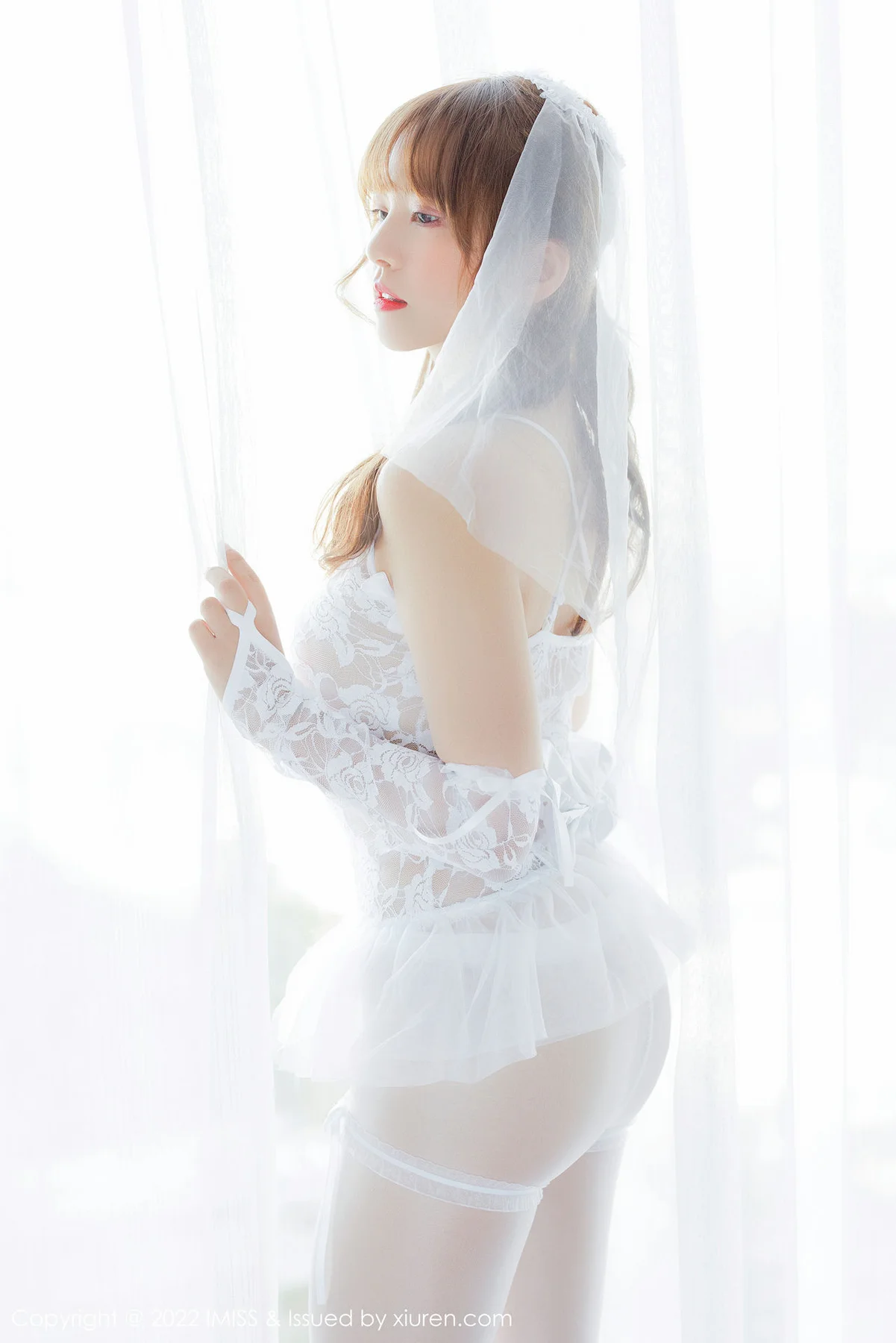 IMiss 爱蜜社 Vol.674 蕾丝婚纱 张思允Nice 性感写真333 - 6
