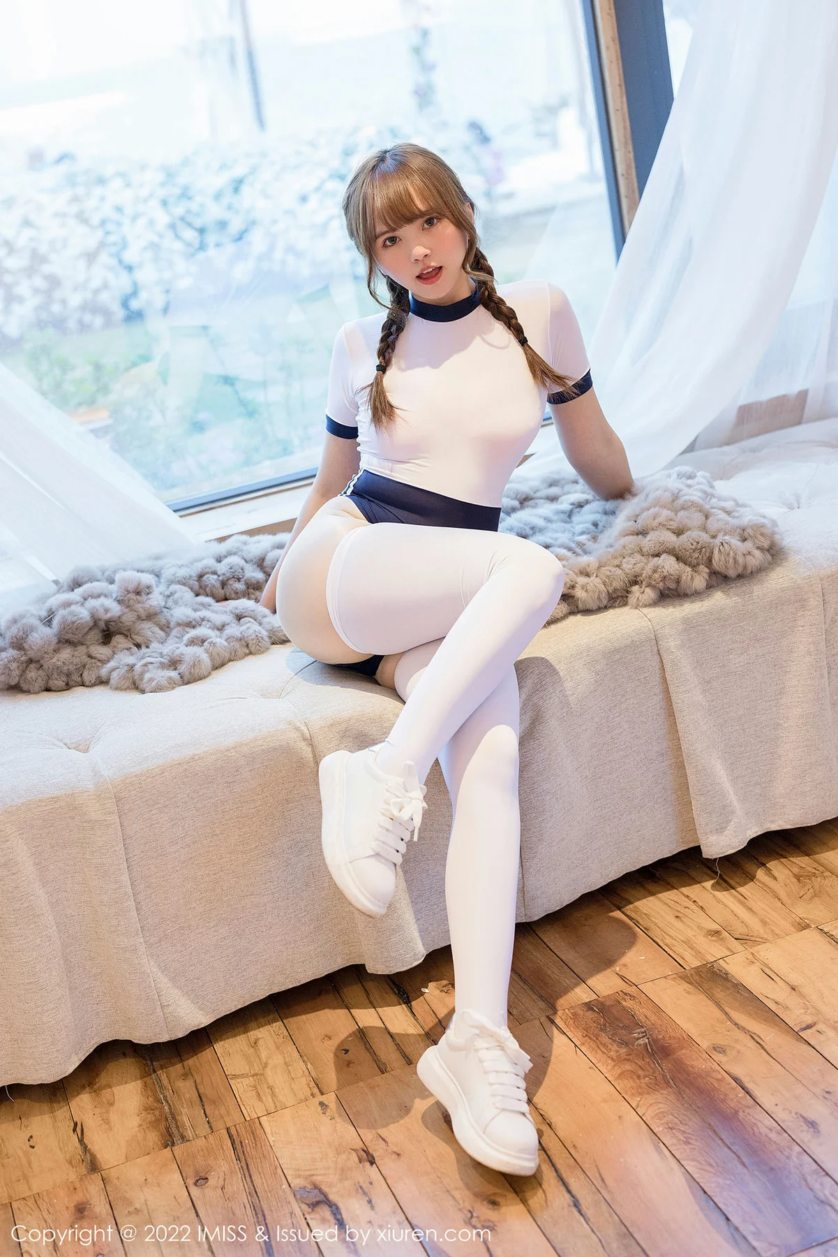 IMiss 爱蜜社 Vol.681 白色丝袜 张思允Nice 新人模特2 - 8