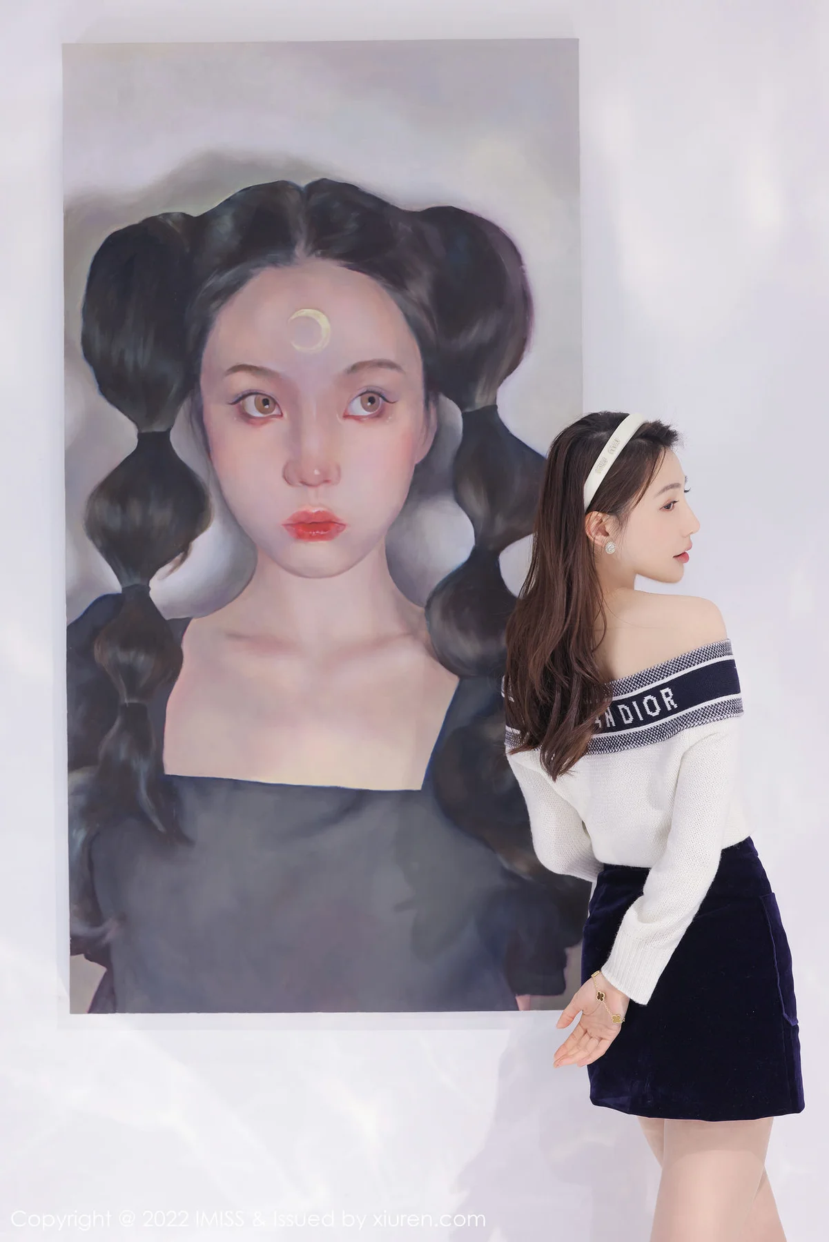 IMiss 爱蜜社 Vol.704 刘奕宁 制服画室 - 5