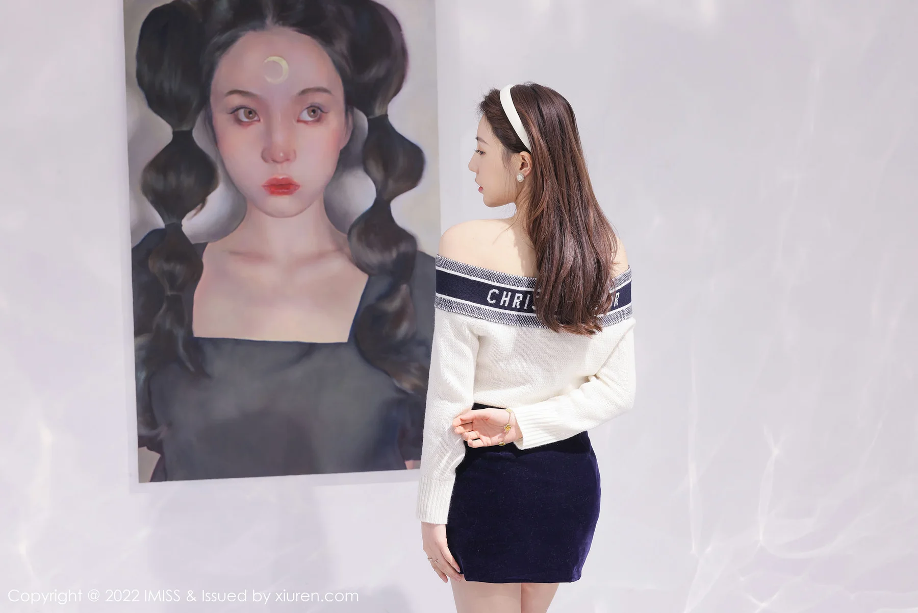 IMiss 爱蜜社 Vol.704 刘奕宁 制服画室 - 6