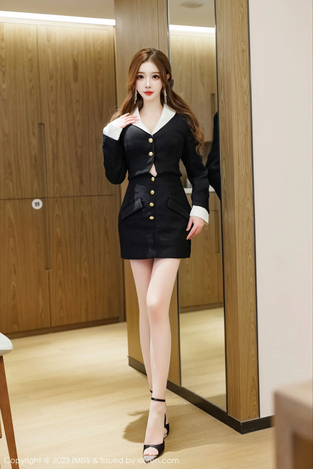 IMiss 爱蜜社 Vol.721 LindaLinda 蓝色制服性感写真 - 6