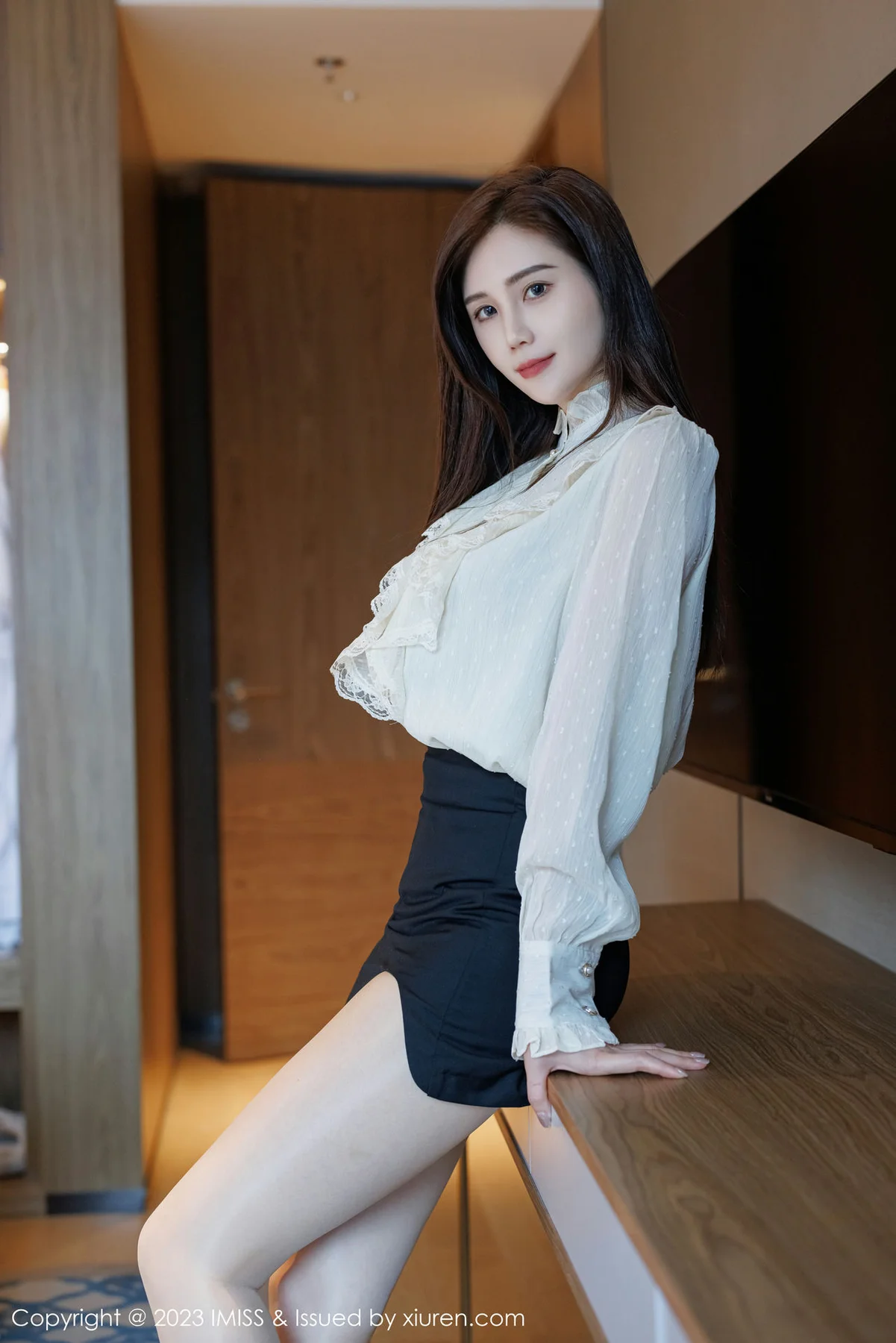 IMiss 爱蜜社 Vol.722  SISY思 红色内衣性感写真 - 7