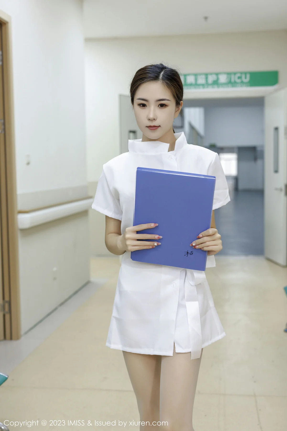 IMiss 爱蜜社 Vol.726 杨紫嫣candy 白色护士服性感写真1 - 4