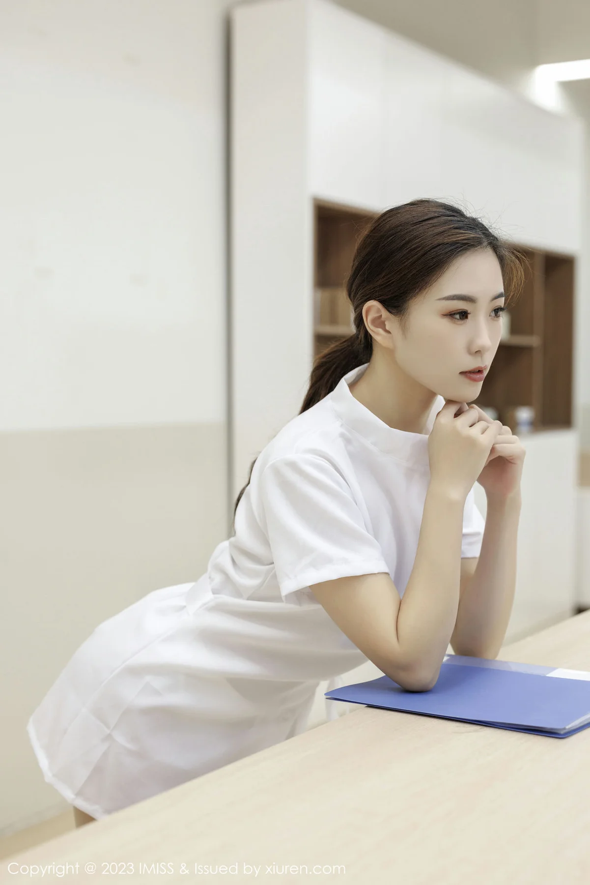 IMiss 爱蜜社 Vol.726 杨紫嫣candy 白色护士服性感写真1 - 8