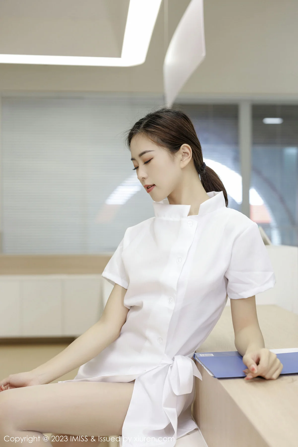 IMiss 爱蜜社 Vol.726 杨紫嫣candy 白色护士服性感写真1 - 9