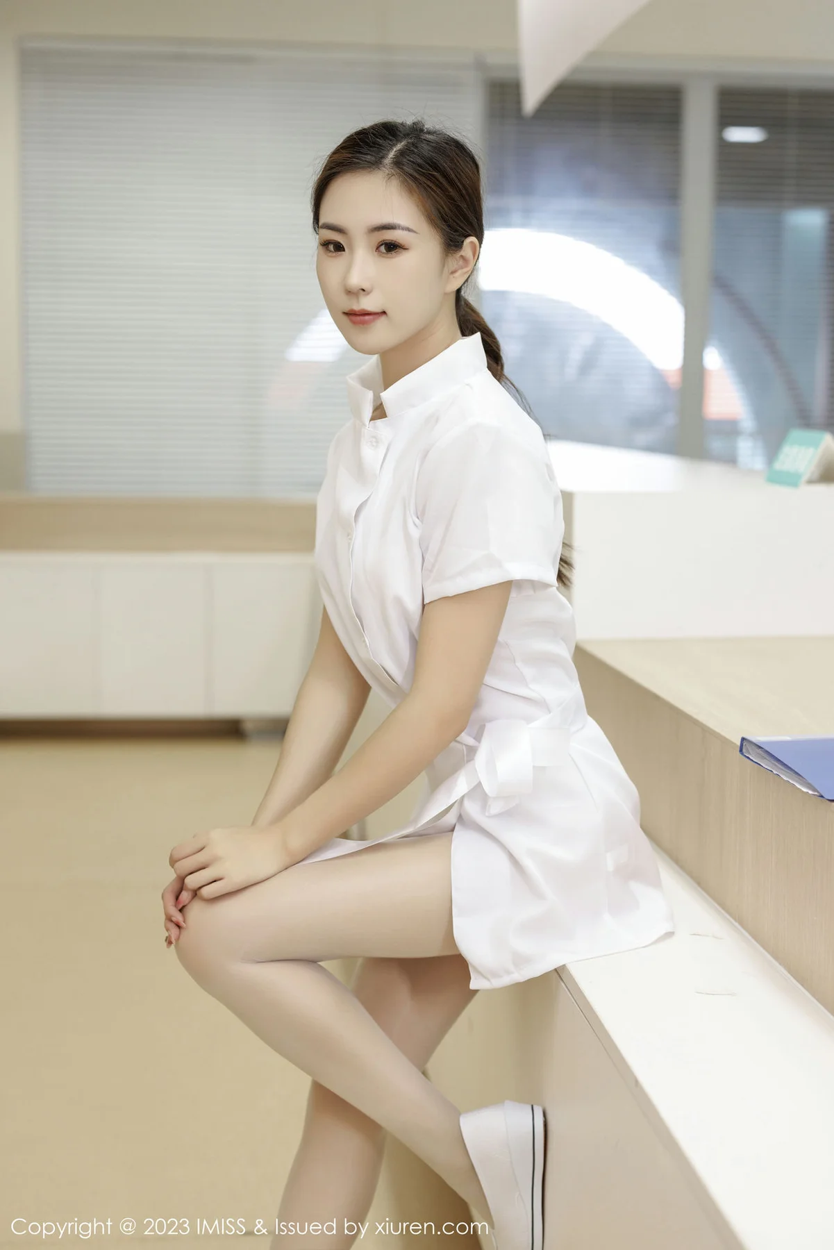 IMiss 爱蜜社 Vol.726 杨紫嫣candy 白色护士服性感写真1 - 10