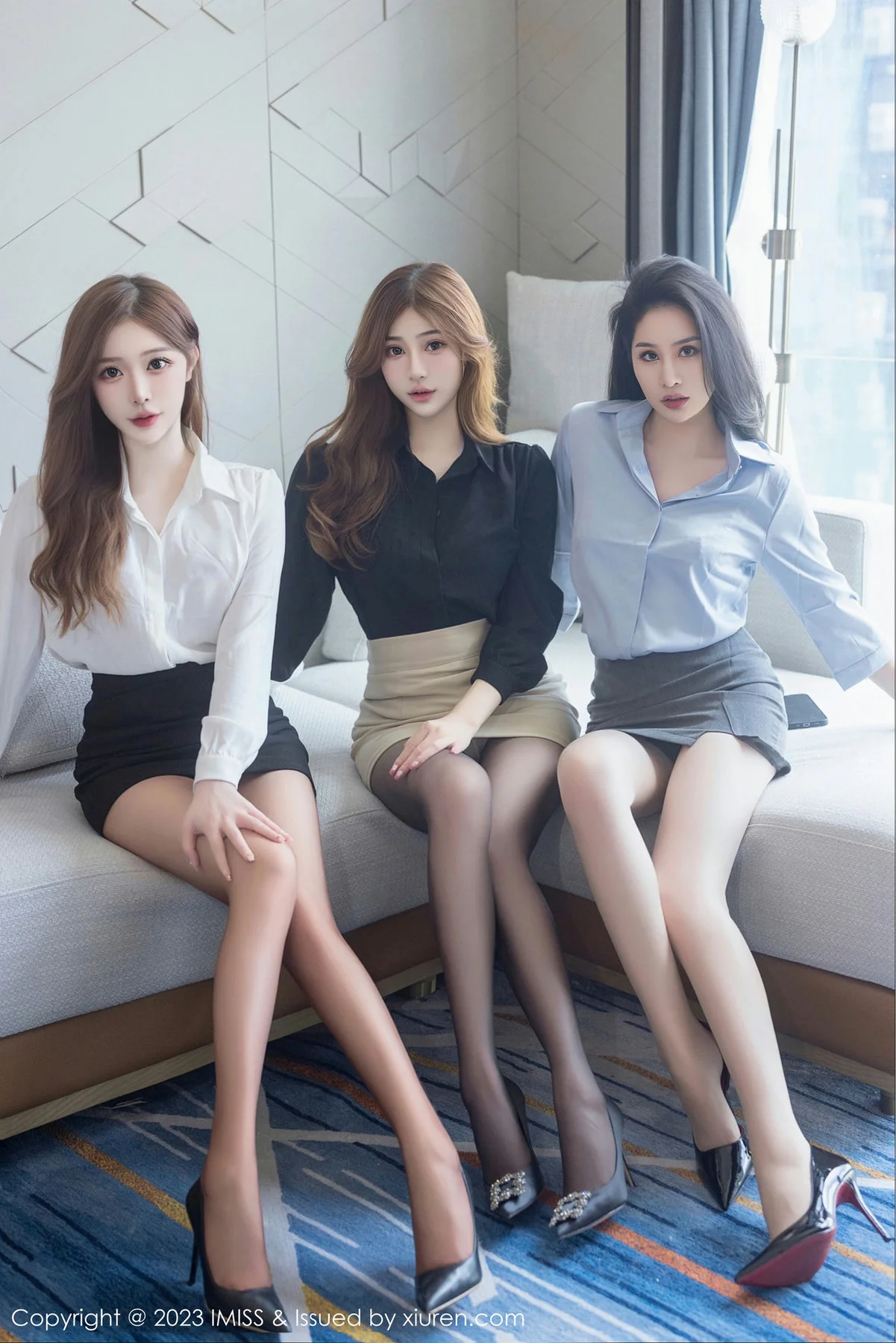 IMiss 爱蜜社 Vol.743 Lavinia肉肉、Jermy和Lindalinda 倾情拍摄模特... - 1