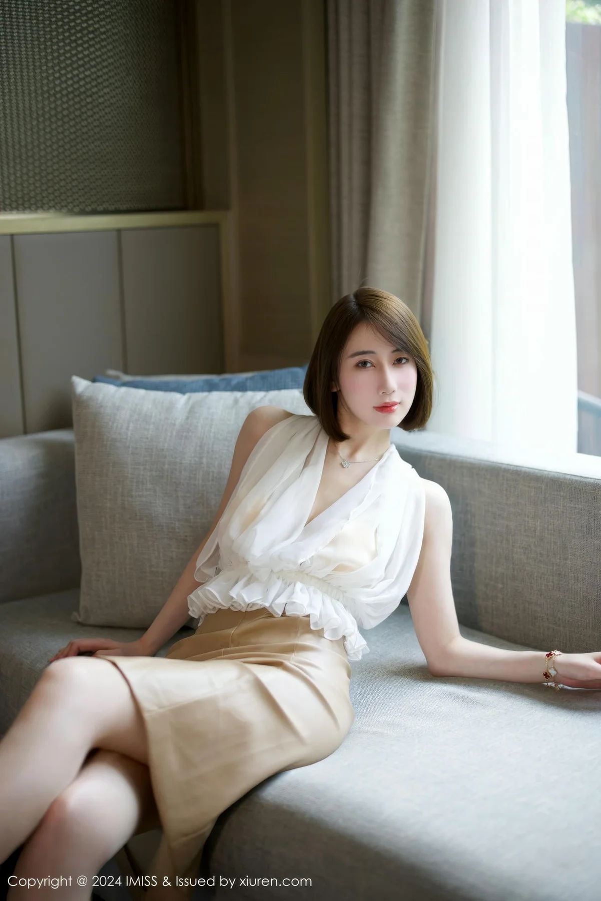 IMiss 爱蜜社 Vol.779 瑞妤短发气质美腿美女 - 8