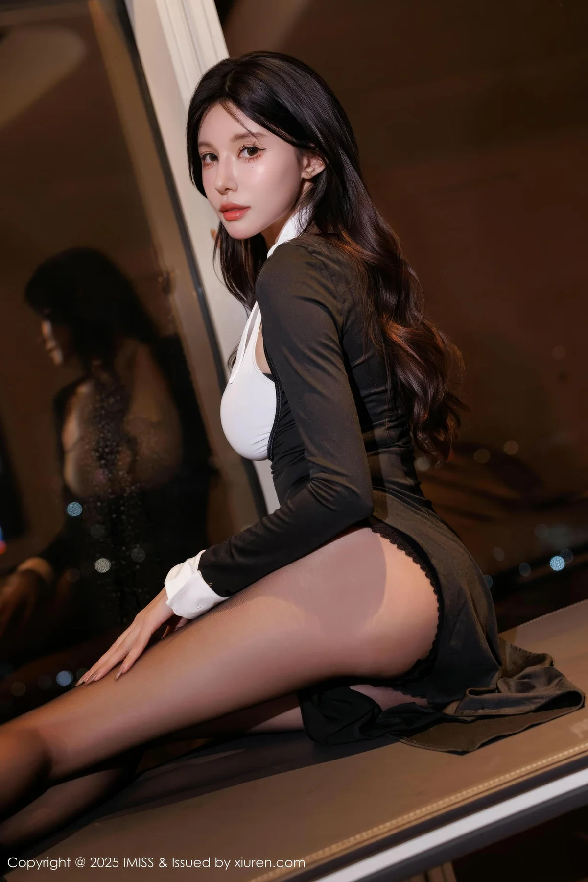 IMiss 爱蜜社 Vol.786 泥鳅鳅 黑丝美腿私房 - 9