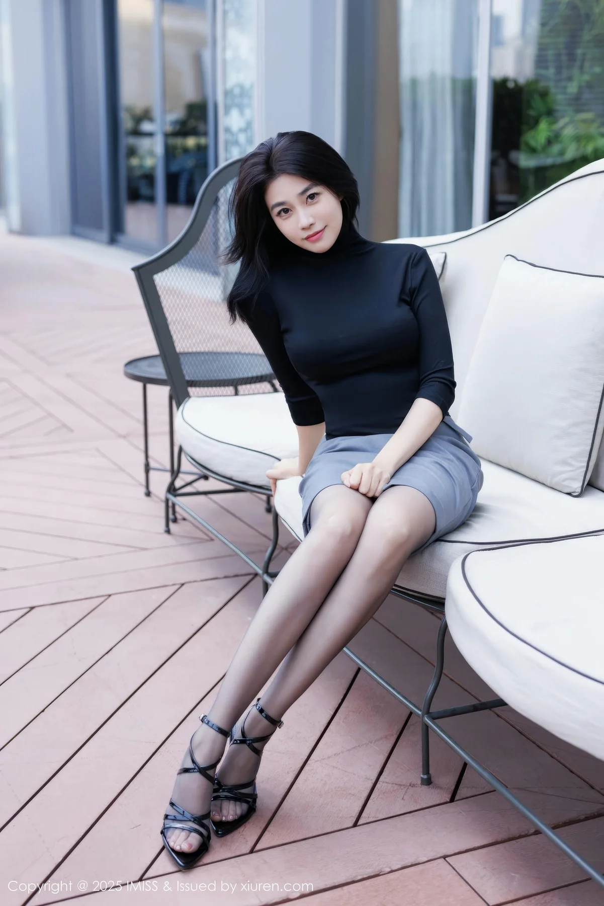 IMiss 爱蜜社 Vol.794 许诺Sabrina 黑色OL撩人心怀 - 7