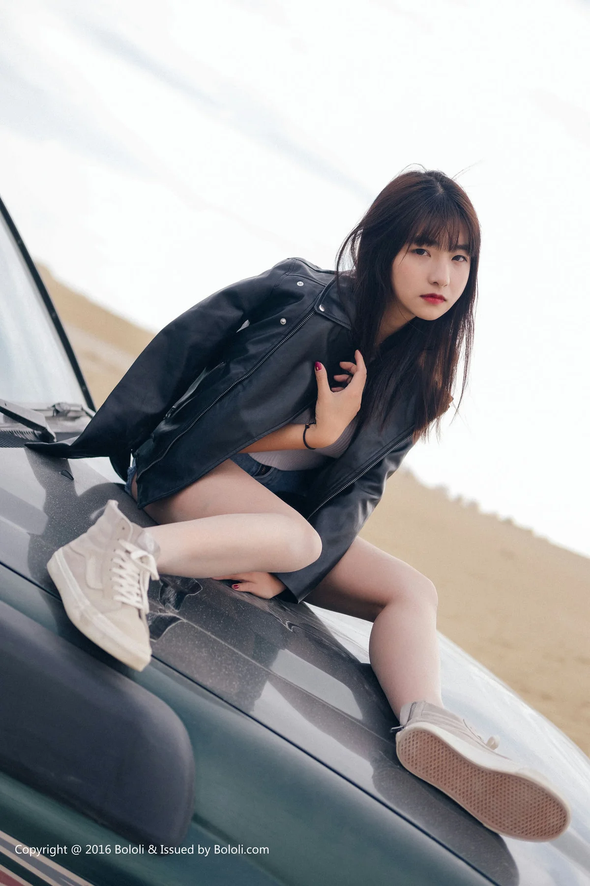 Kimoe 激萌文化 Vol.010 Modo 周闻球球沙漠机车女户外 - 6