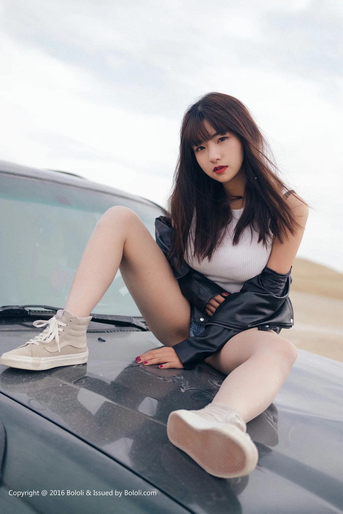 Kimoe 激萌文化 Vol.010 Modo 周闻球球沙漠机车女户外 - 8