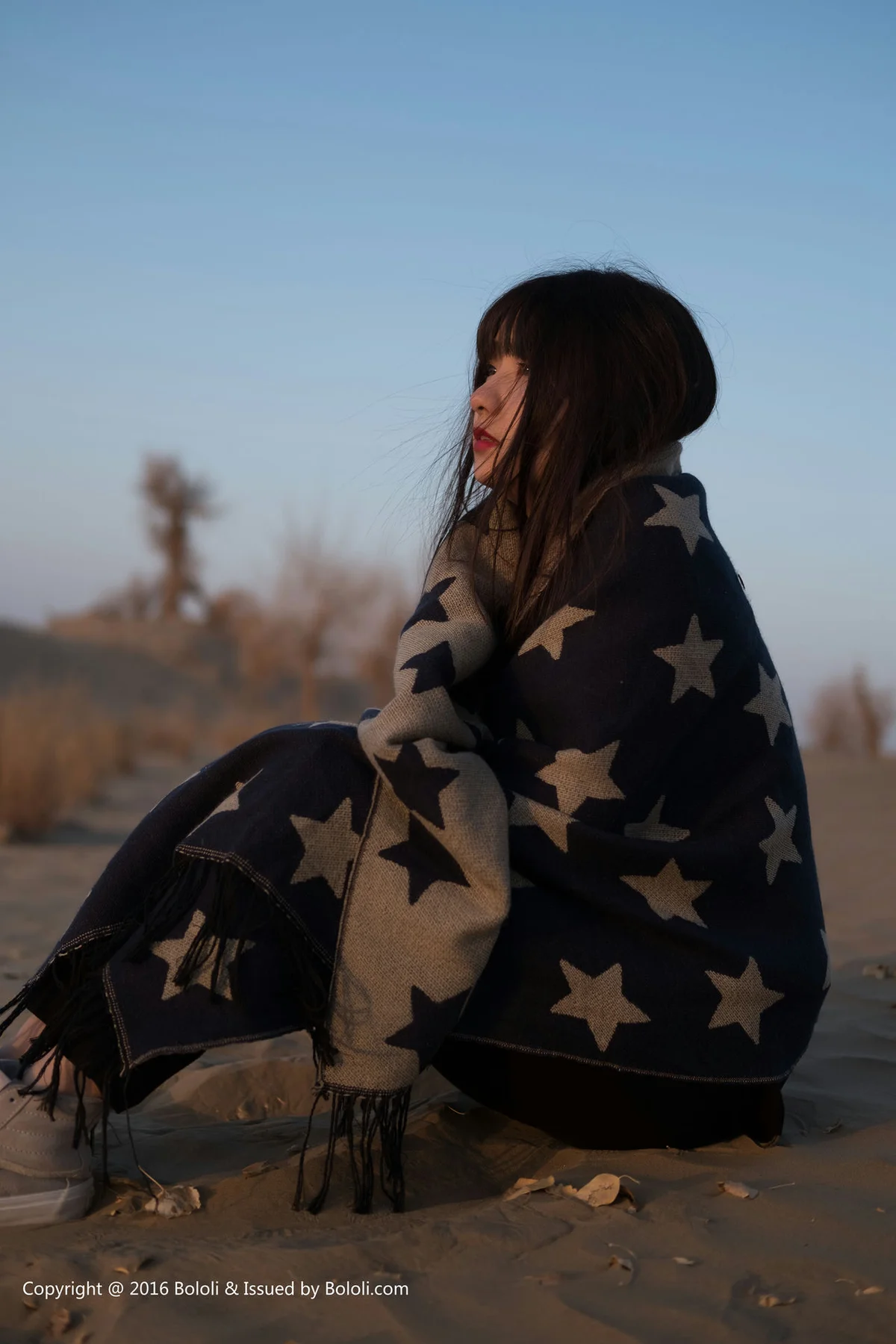 Kimoe 激萌文化 Vol.014 Modo 周闻球球穿毛衣变身小可爱沙漠之旅 - 6