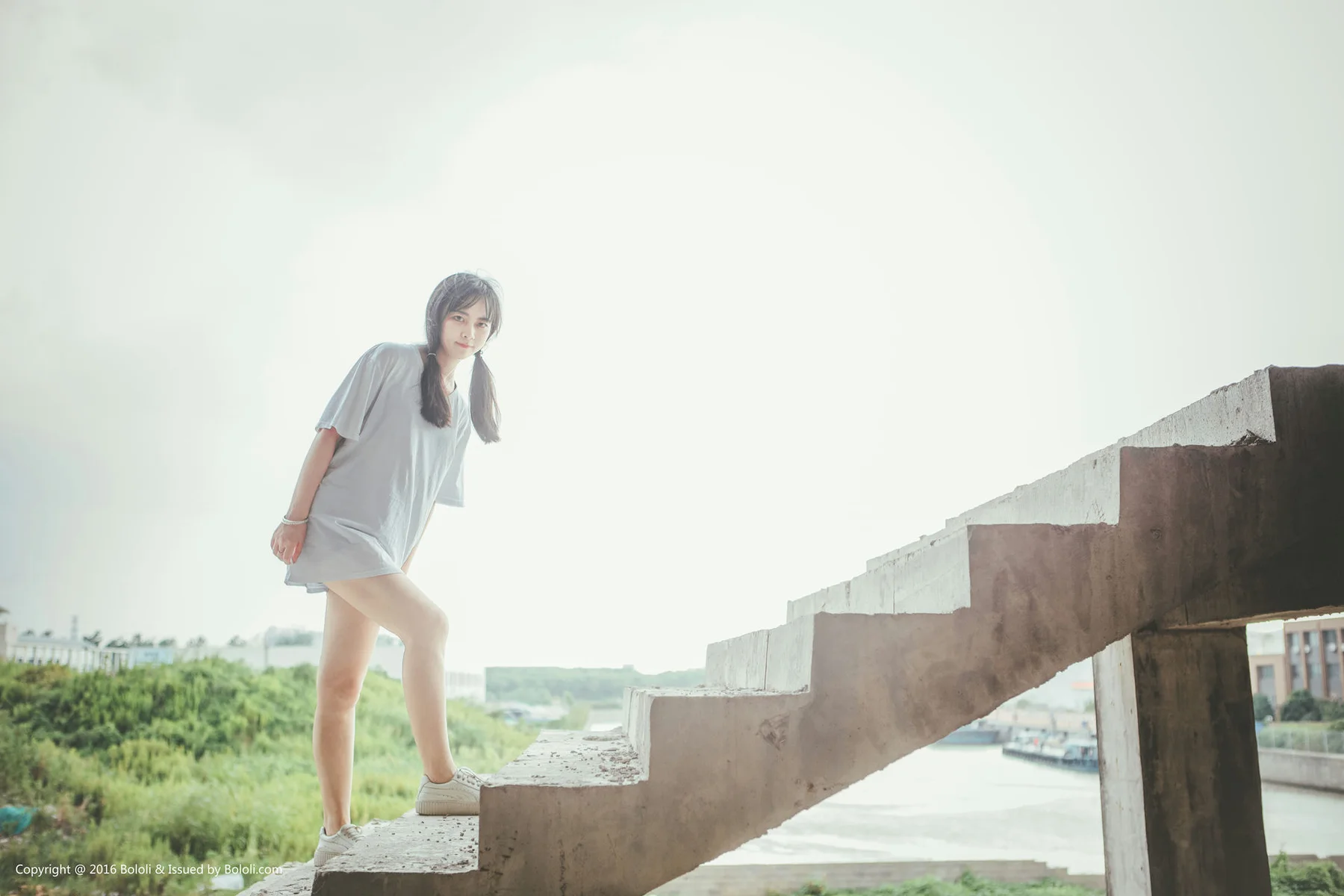 Kimoe 激萌文化 Vol.020 Modo 超凶的诺废墟中的清新少女 - 2