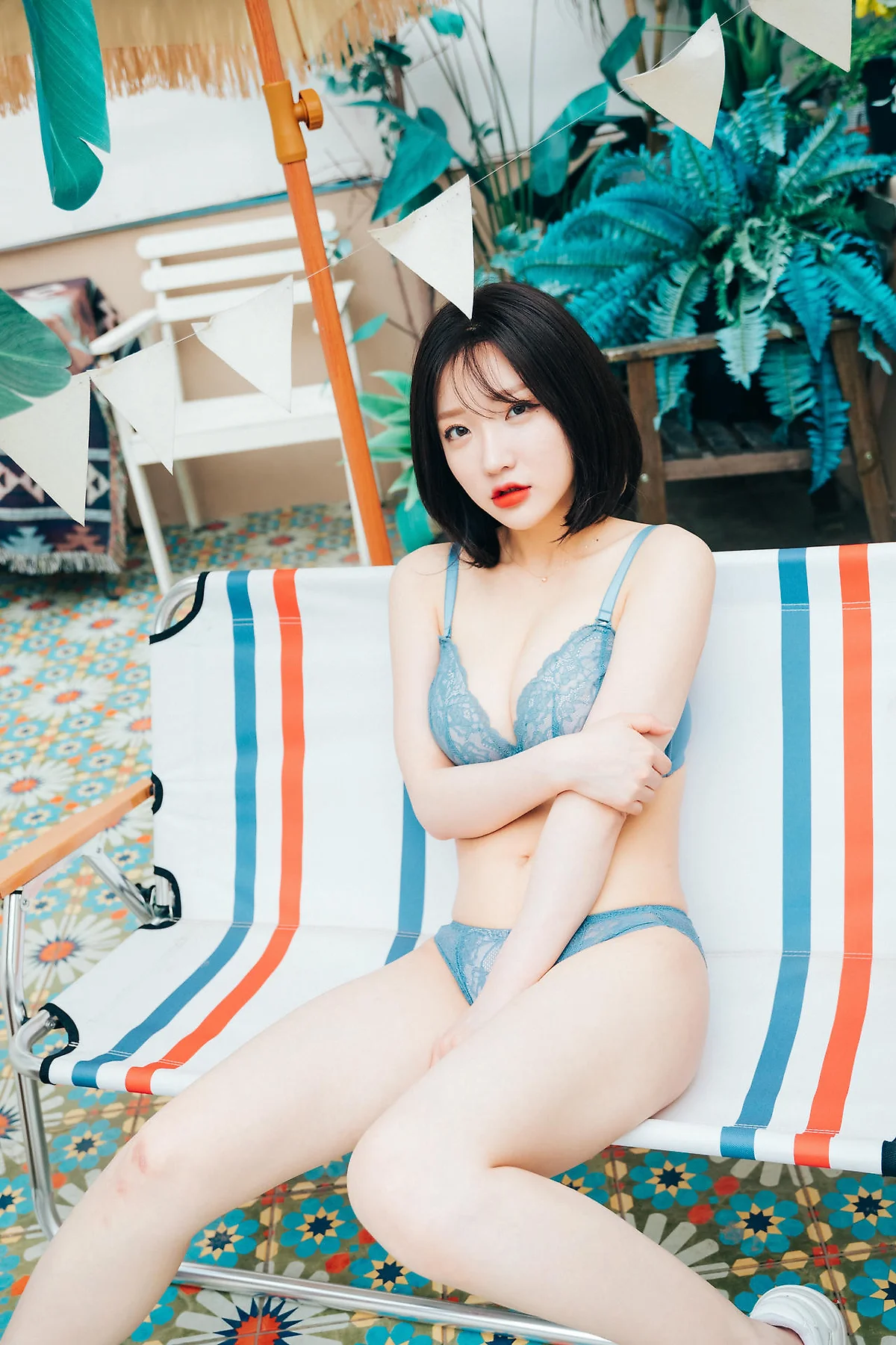 Loozy No.005 Ye-Eun短发少女内衣 - 8
