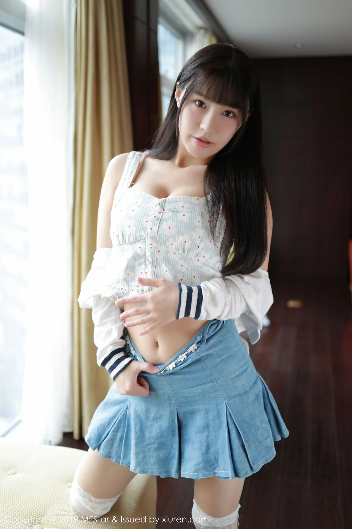 MFStar 模范学院 Vol.233 丰满少女 Flower朱可儿性感私房写真 - 2