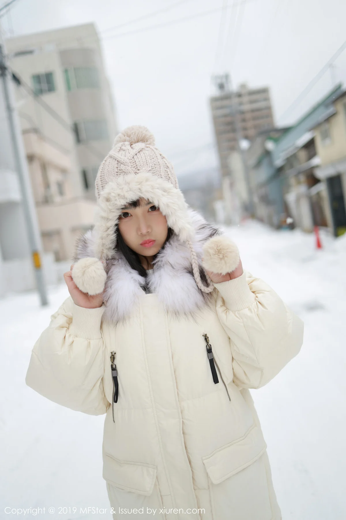 MFStar 模范学院 Vol.246 雪地爆乳制服 徐微微mia 北海道旅拍... - 7