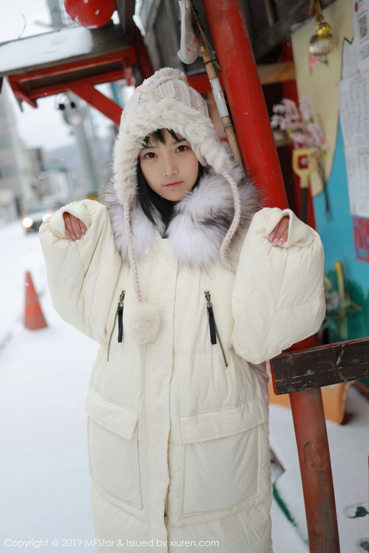 MFStar 模范学院 Vol.246 雪地爆乳制服 徐微微mia 北海道旅拍... - 5