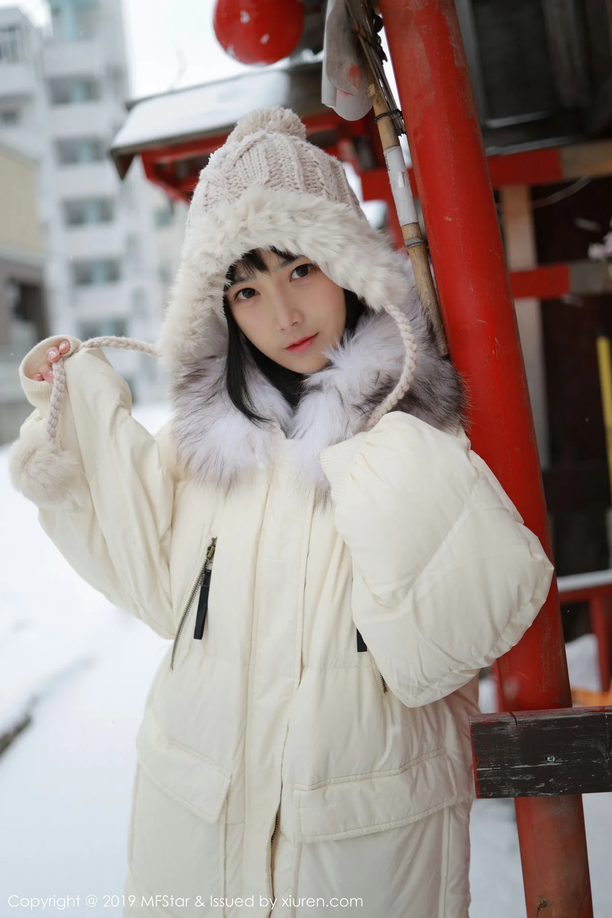 MFStar 模范学院 Vol.246 雪地爆乳制服 徐微微mia 北海道旅拍... - 6