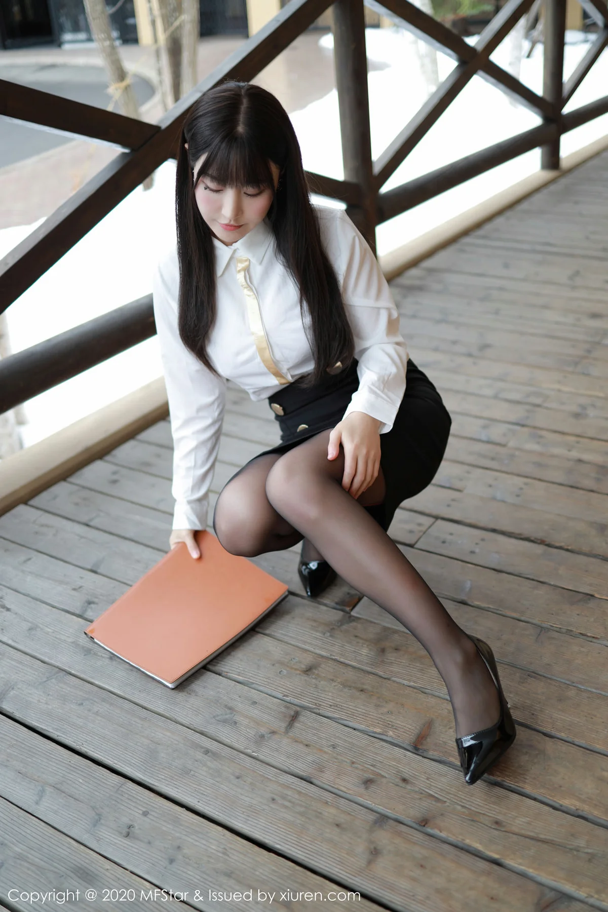 MFStar 模范学院 Vol.267 酒店客房经理 朱可儿Flower 日本北海... - 6