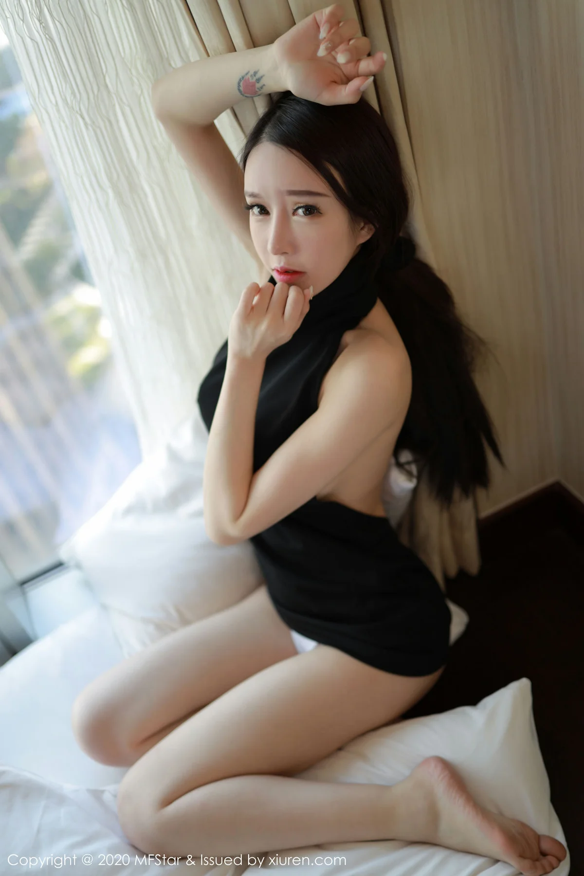 MFStar 模范学院 Vol.274 开背毛衣主题 玉兔miki  性感私房写真 - 3