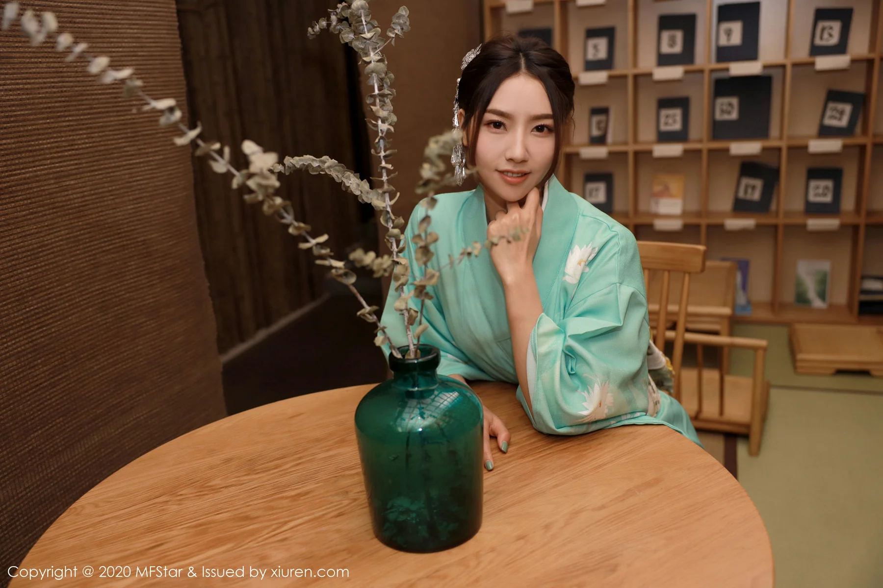 MFStar 模范学院 Vol.332  方子萱 和服美腿私房 - 8