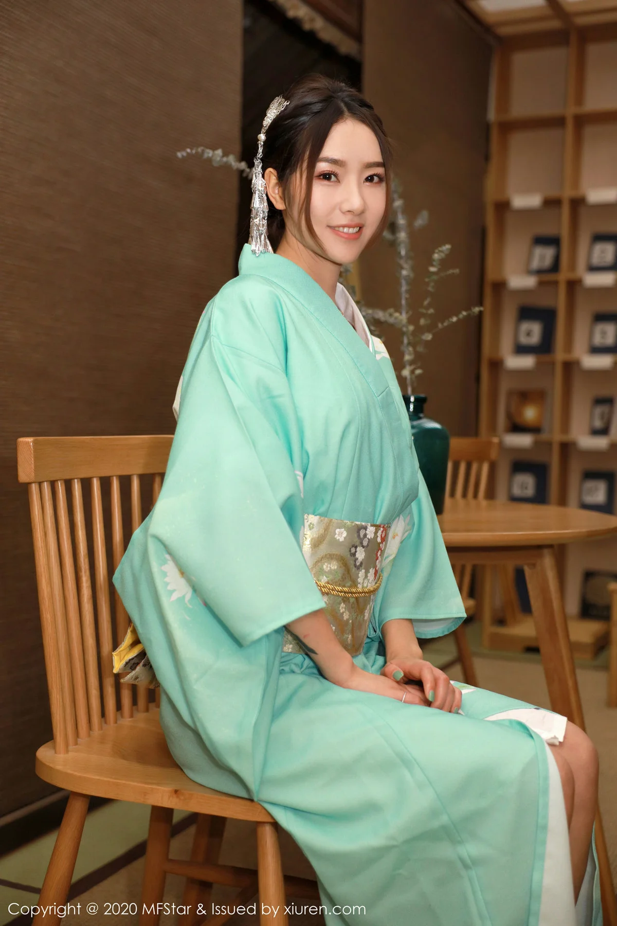 MFStar 模范学院 Vol.332  方子萱 和服美腿私房 - 9