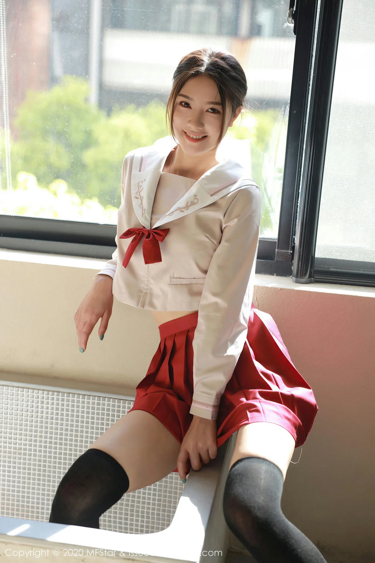 MFStar 模范学院 Vol.340  方子萱 青春jk制服清纯学妹 - 2