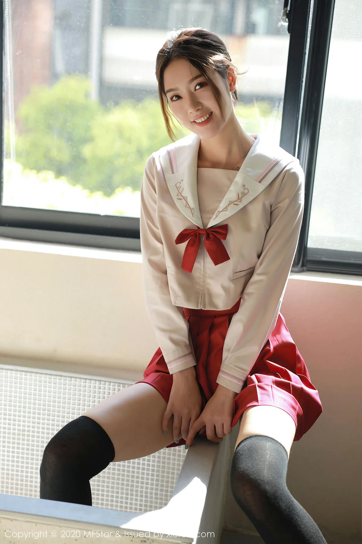 MFStar 模范学院 Vol.340  方子萱 青春jk制服清纯学妹 - 3