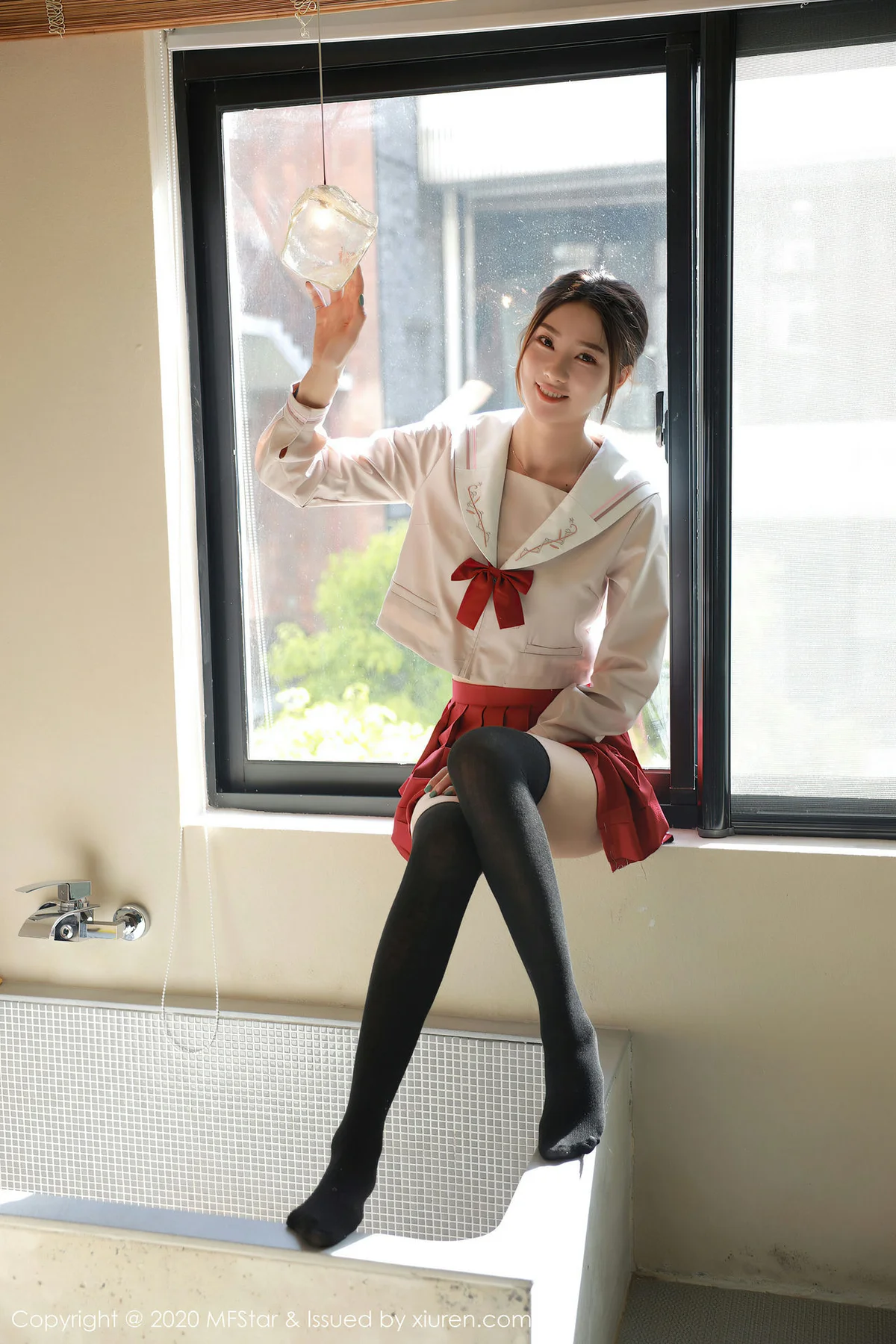 MFStar 模范学院 Vol.340  方子萱 青春jk制服清纯学妹 - 6