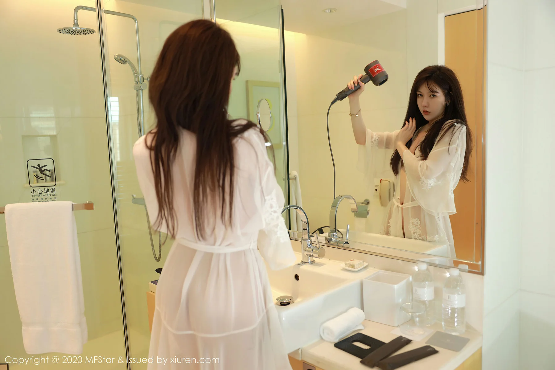 MFStar 模范学院 Vol.373 薛琪琪sandy 居家女友透视睡裙主题系列 - 2