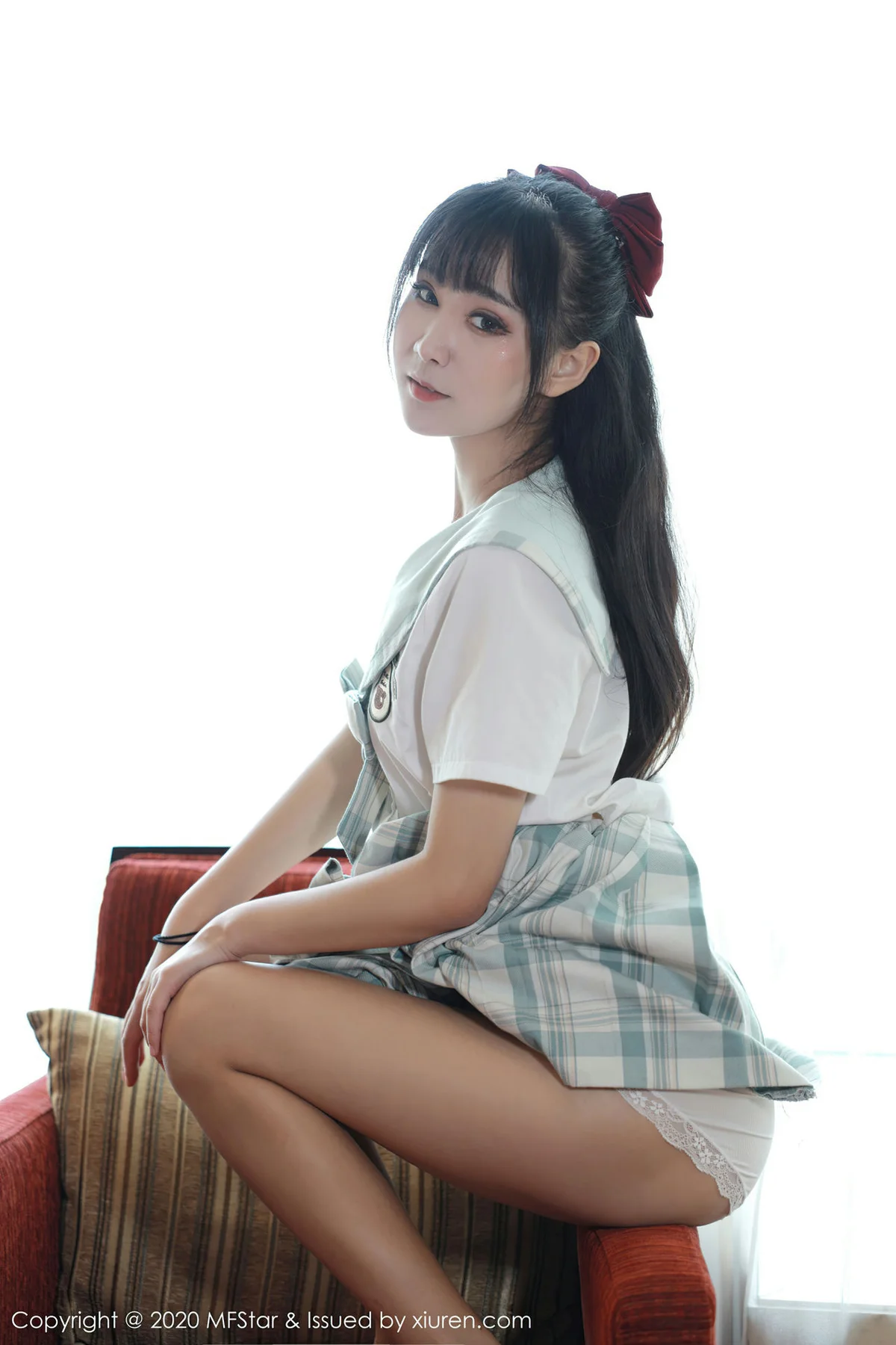 MFStar 模范学院 Vol.386  小果冻儿 新人模特 jk制服系列 - 9