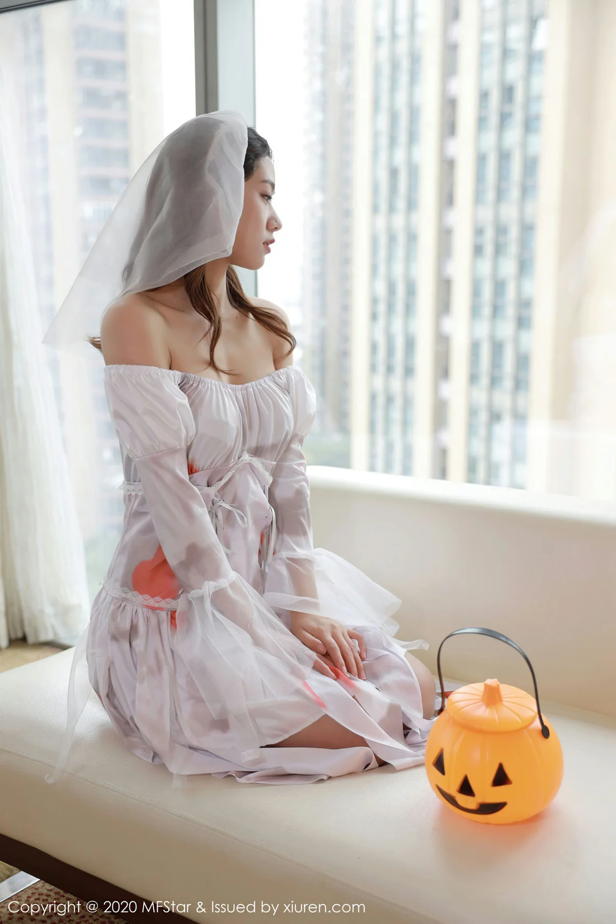 MFStar 模范学院 Vol.408 鬼娘服饰 方子萱 双重诱惑 - 1