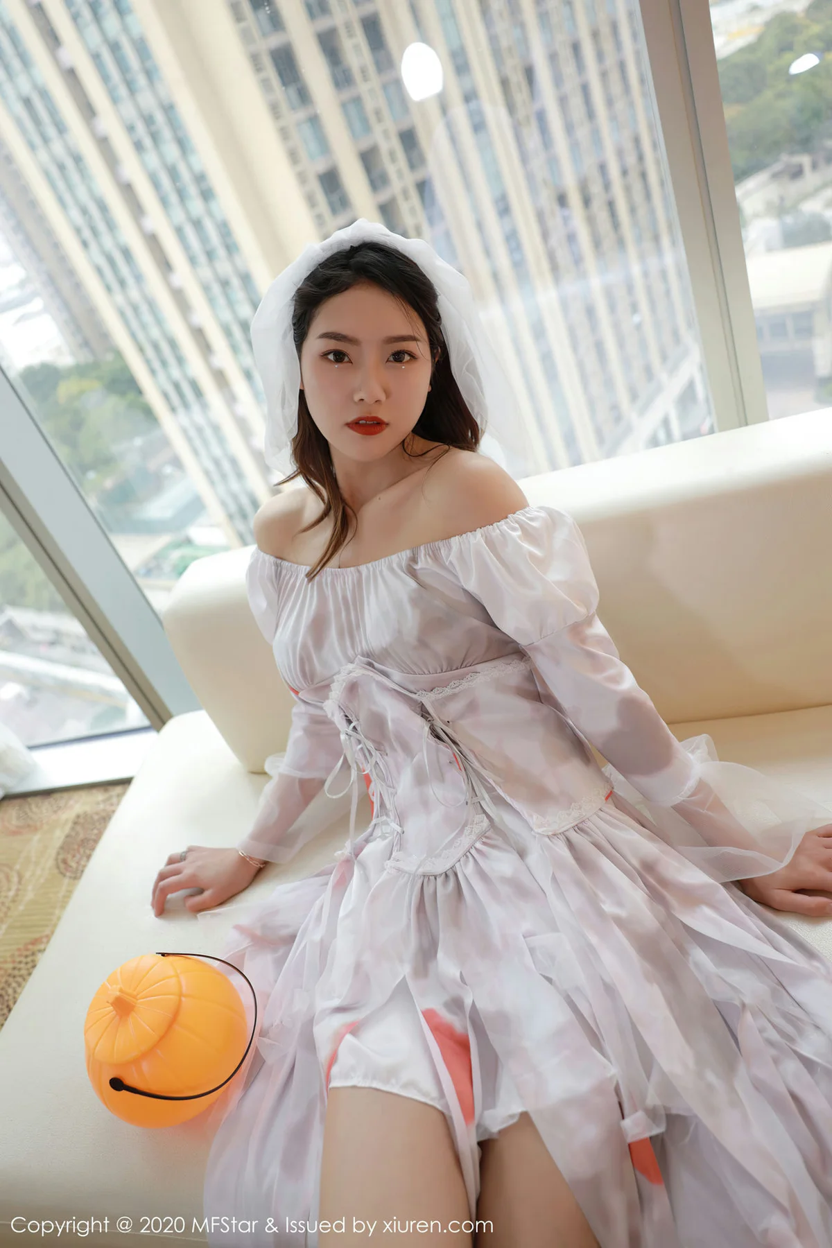 MFStar 模范学院 Vol.408 鬼娘服饰 方子萱 双重诱惑 - 4