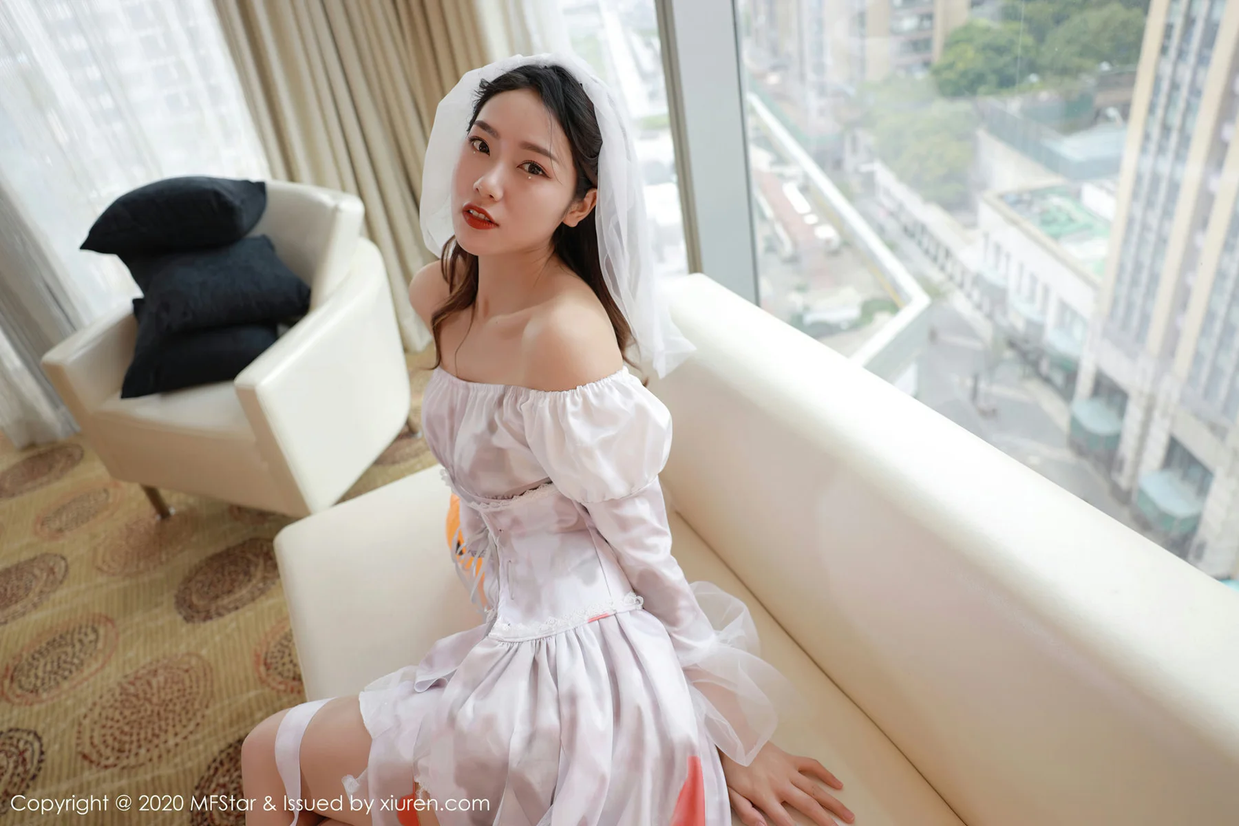 MFStar 模范学院 Vol.408 鬼娘服饰 方子萱 双重诱惑 - 8