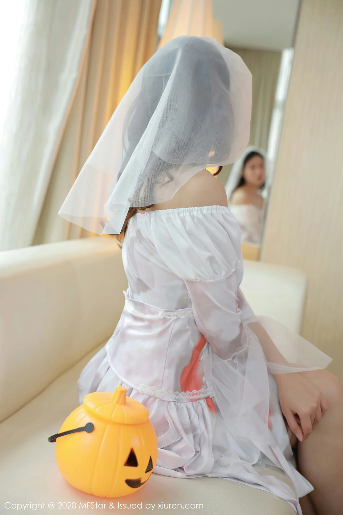 MFStar 模范学院 Vol.408 鬼娘服饰 方子萱 双重诱惑 - 1