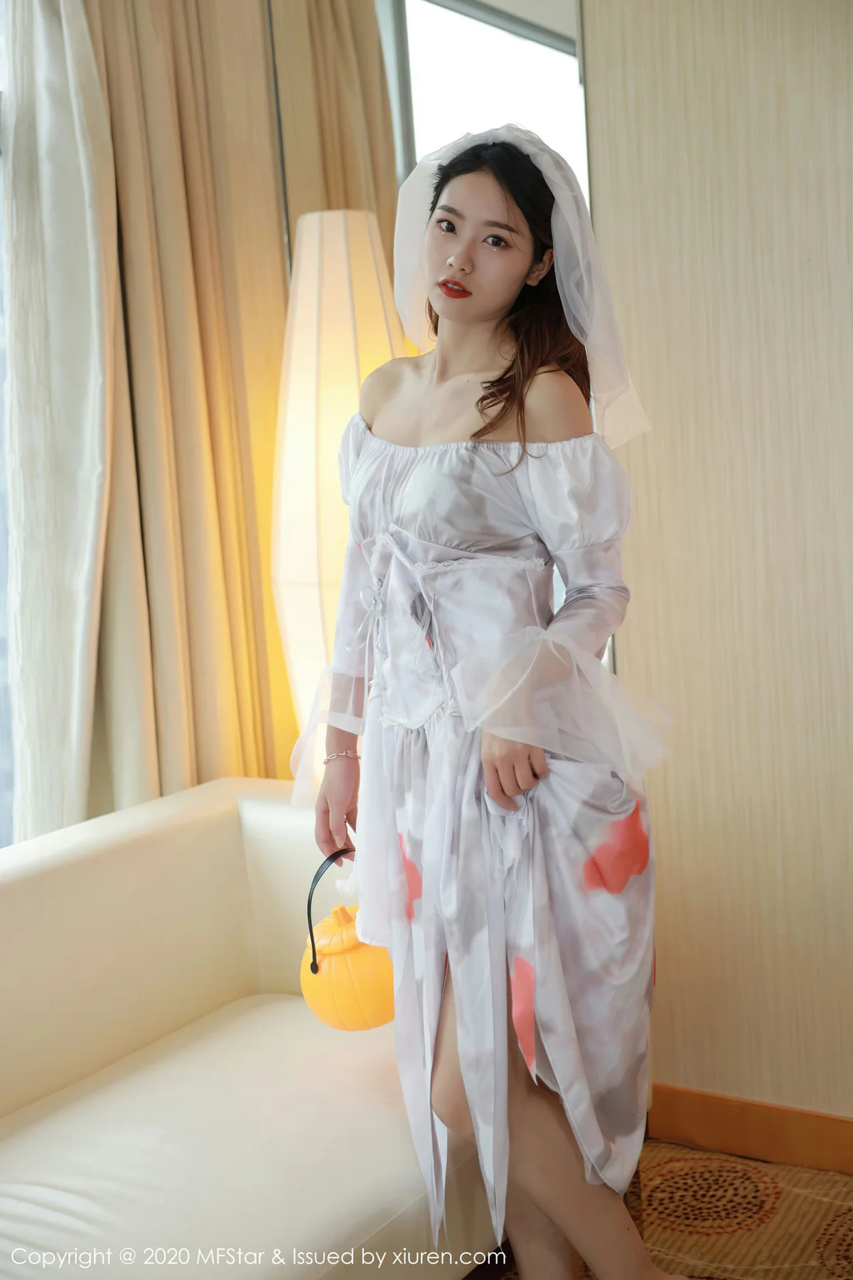 MFStar 模范学院 Vol.408 鬼娘服饰 方子萱 双重诱惑 - 9